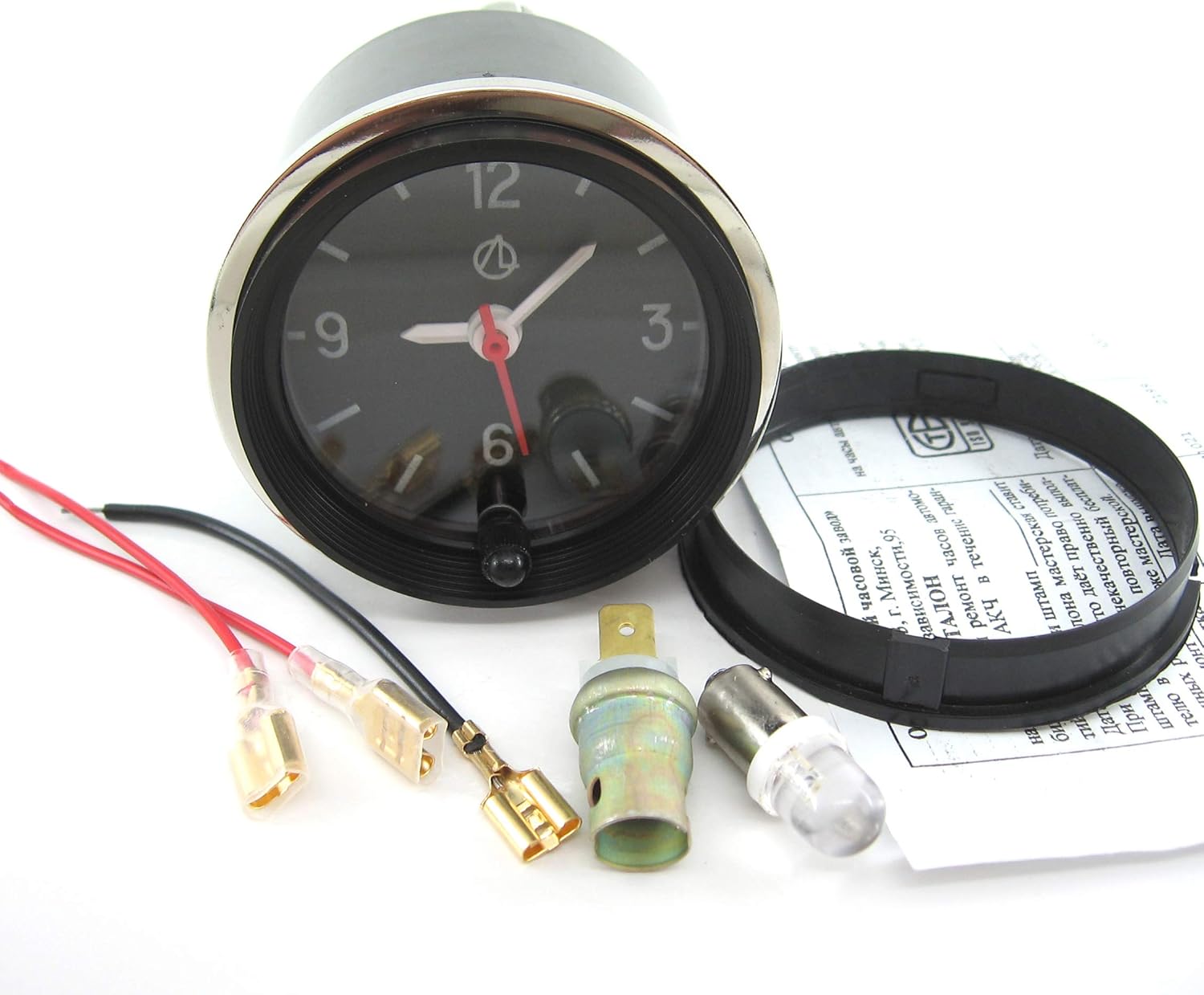 Car Dashboard Clock/Automotive Clock Analog 12v Car Clock with LED