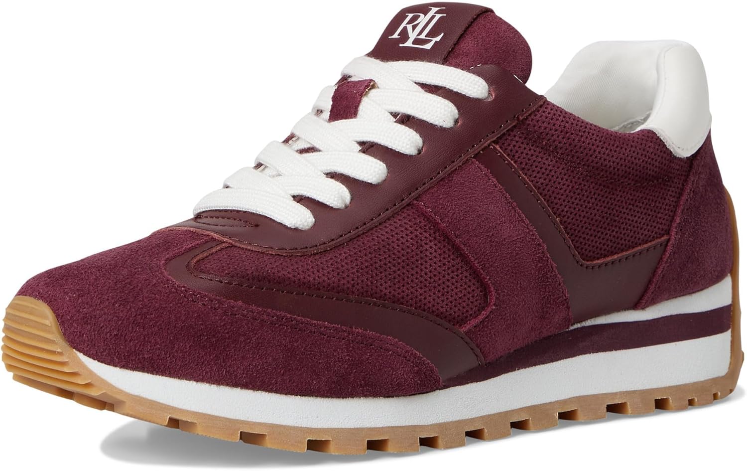 Lauren Ralph Lauren Dani Perforated Suede Sneakers - Image 11