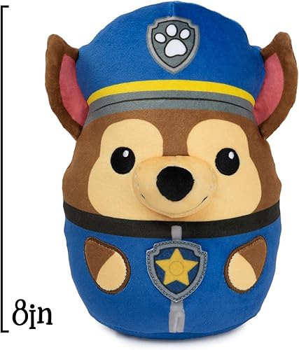 Miniatura 7 de Paw Patrol Toys  Peluche de personaje Squish sentado  Cachorro de rescate en regalos de recuerdo de uniforme (peluche de Rubble Squish)