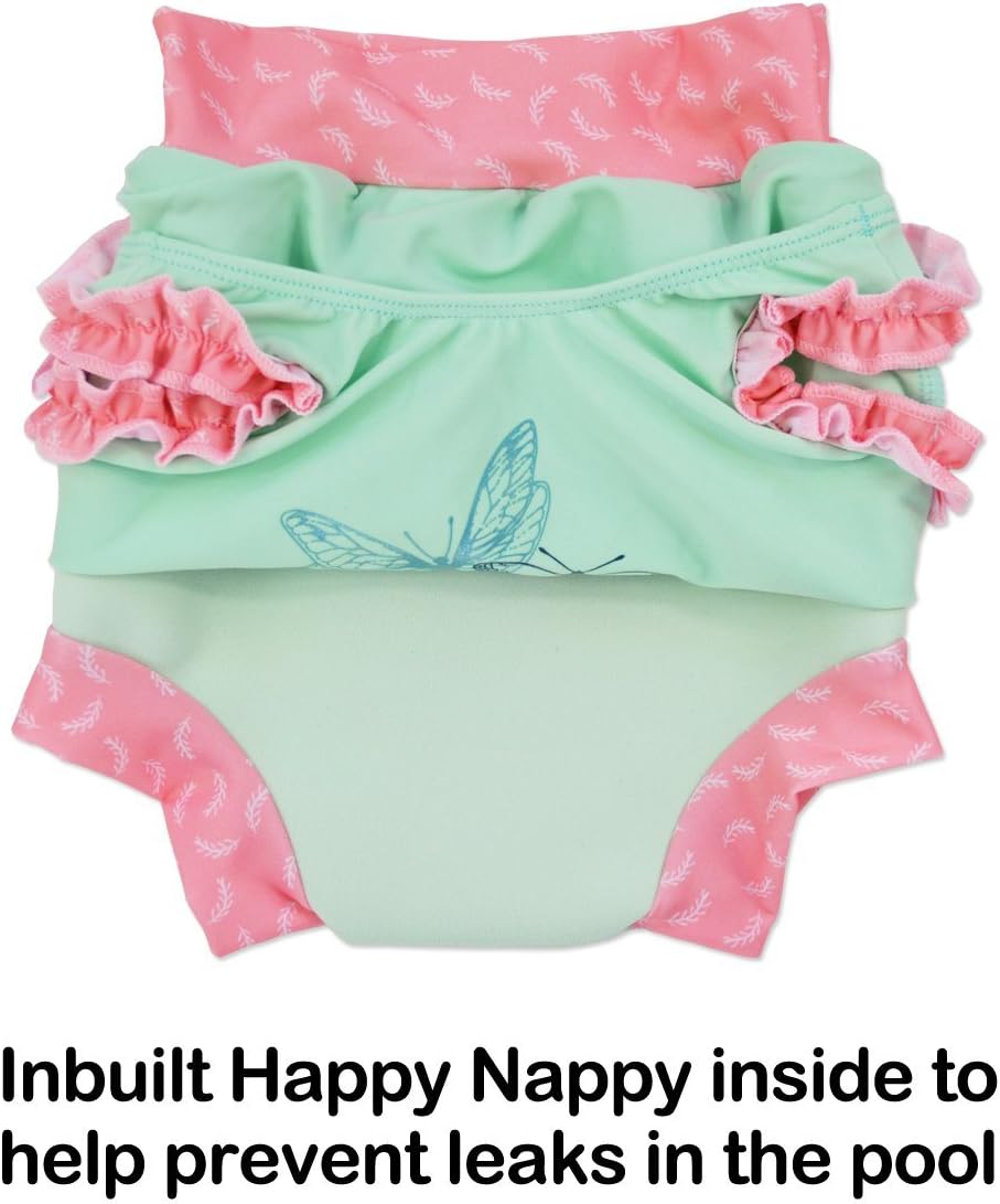 Splash About Happy Nappy Swimsuit with Frills