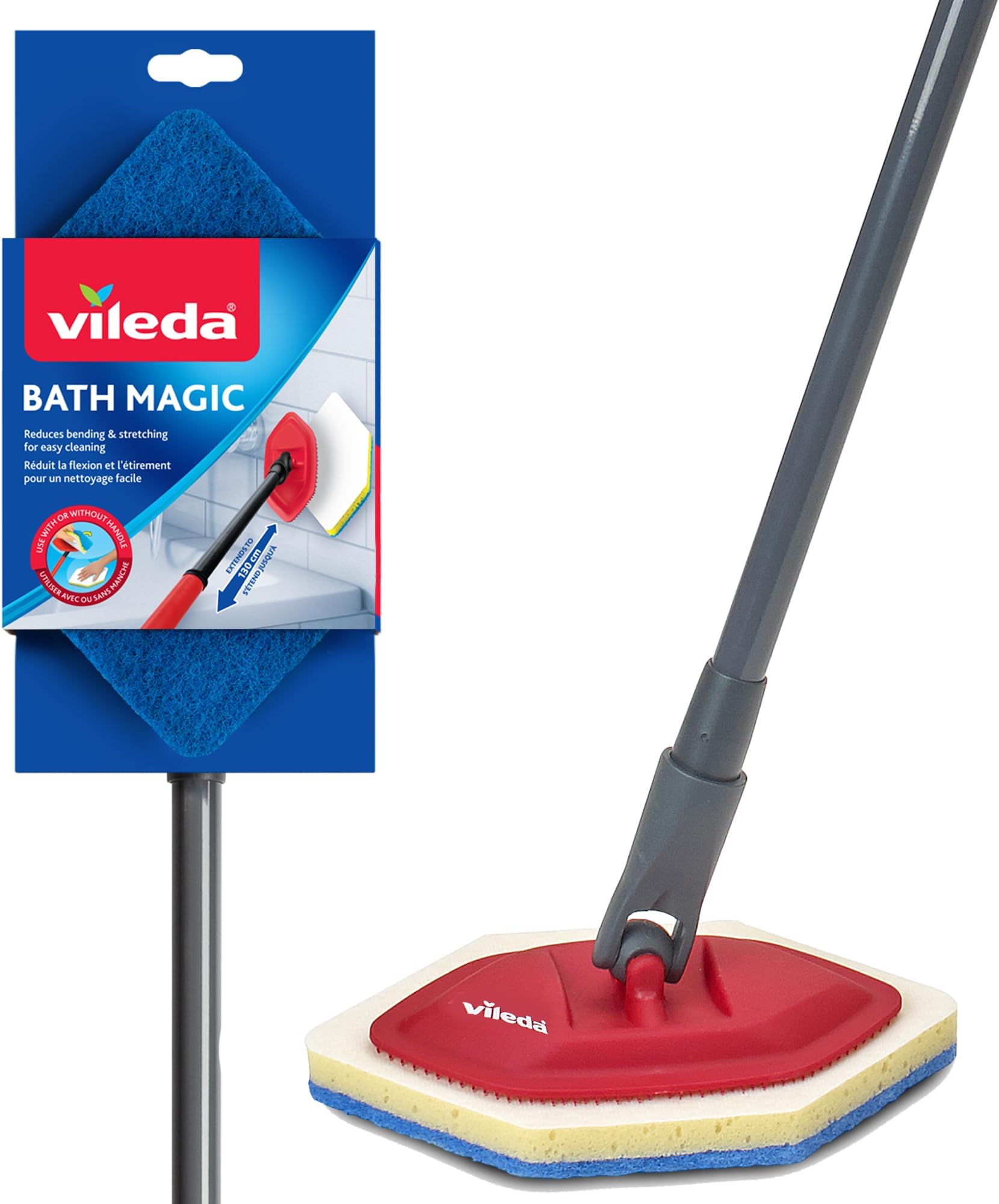 FENRIR Vileda Bath Magic Bathroom and Tub Mop