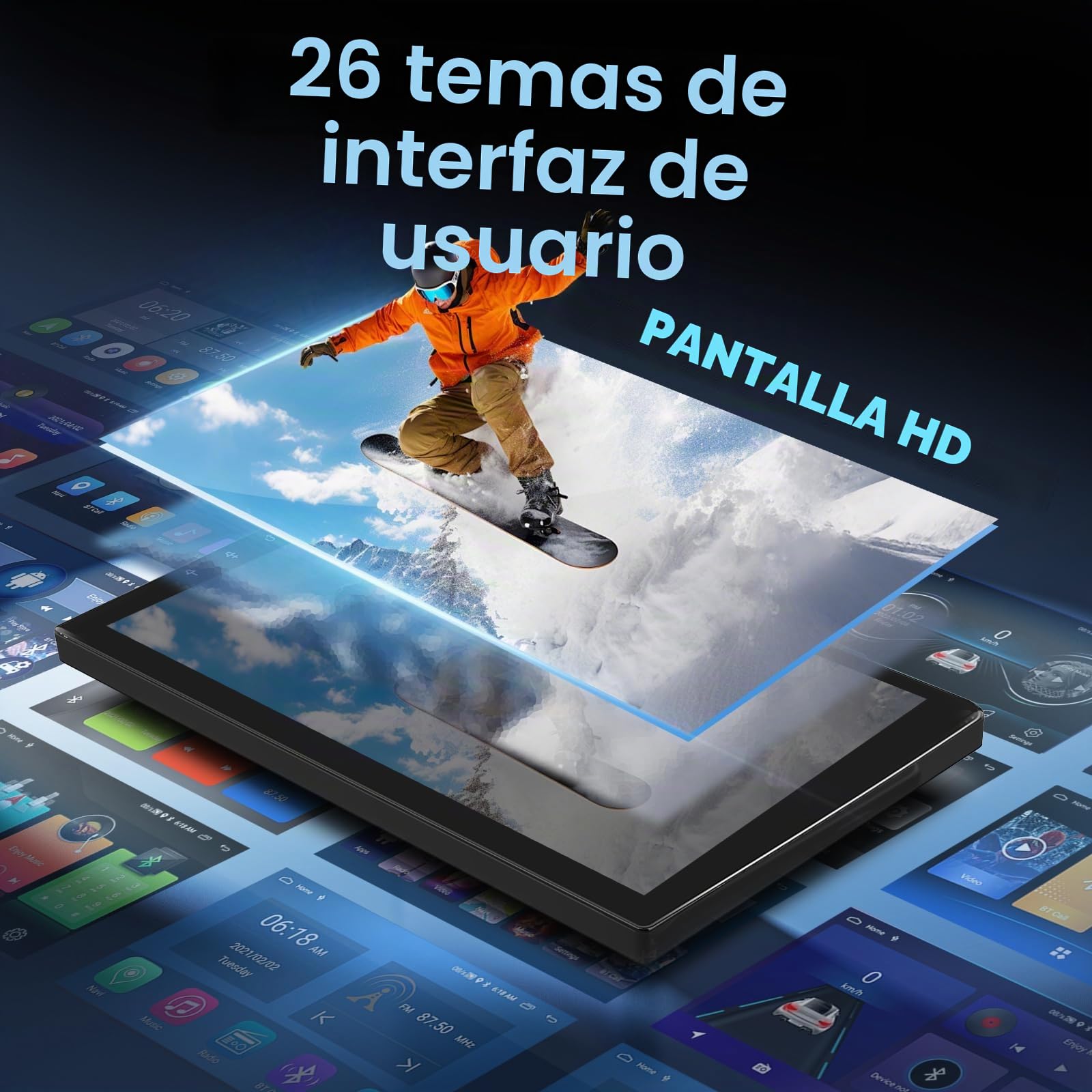 Hodozzy 2G+64G Radio para Audi A3 2003-2013/S3 8P 2006-2012/RS3 2011-2012 con Carplay Android Auto Inalámbrico, Reproductor 9 Pulgadas Pantalla Táctil Radio Coche GPS Bluetooth WiFi FM/RDS Cámara
