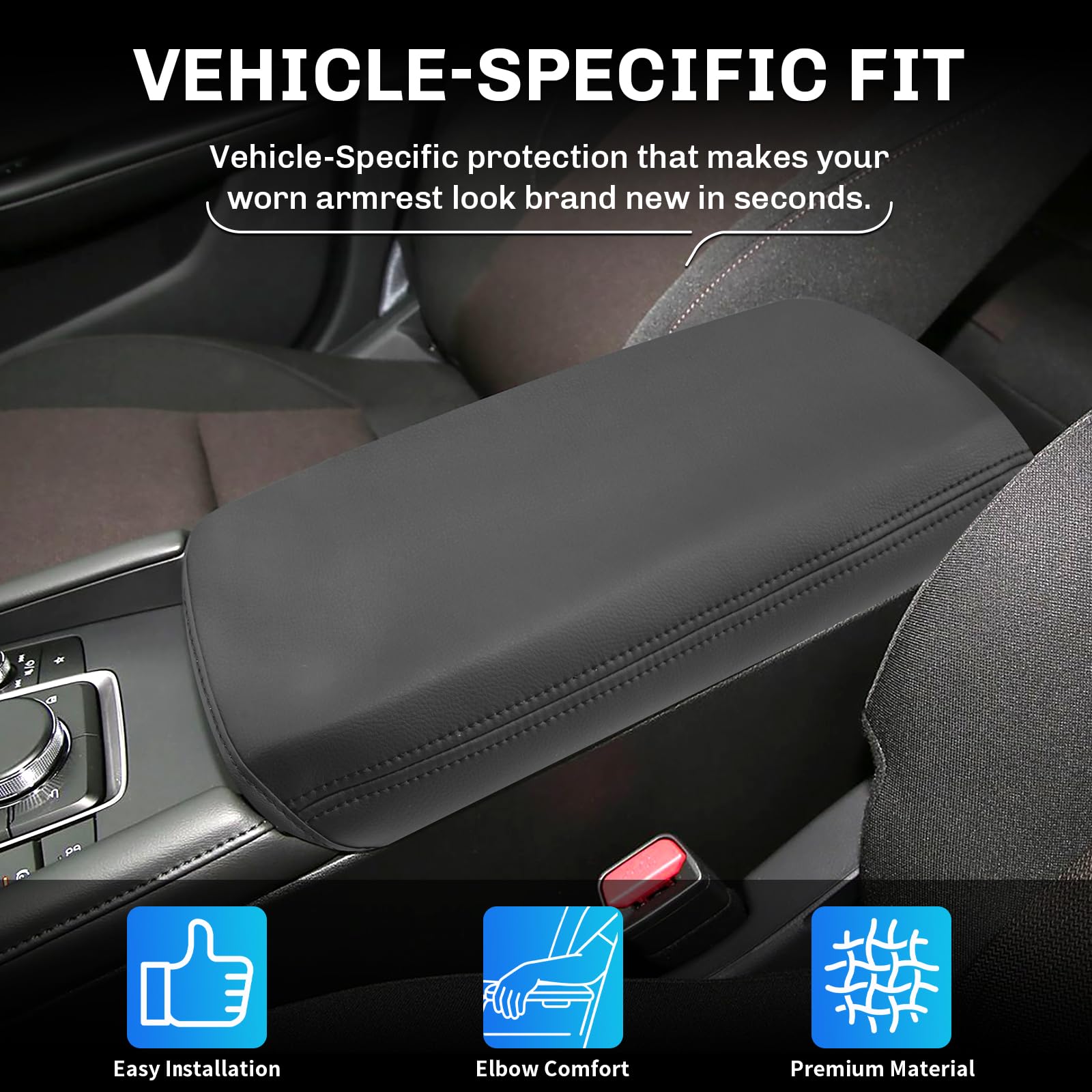 Amazon.com: SXCY for 2025 2026 Mazda 3 Armrest Cover for 2019-2025