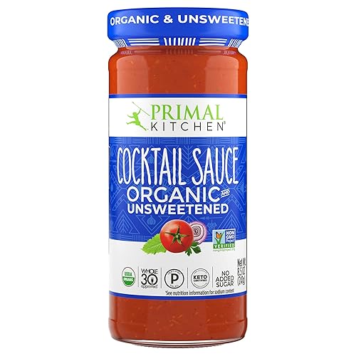 Primal Kitchen Salsa de cóctel sin azúcar orgánica 85 onzas