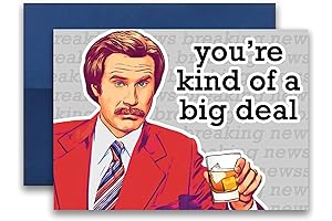 Ron Burgundy Funny Father's Day Card for Husband