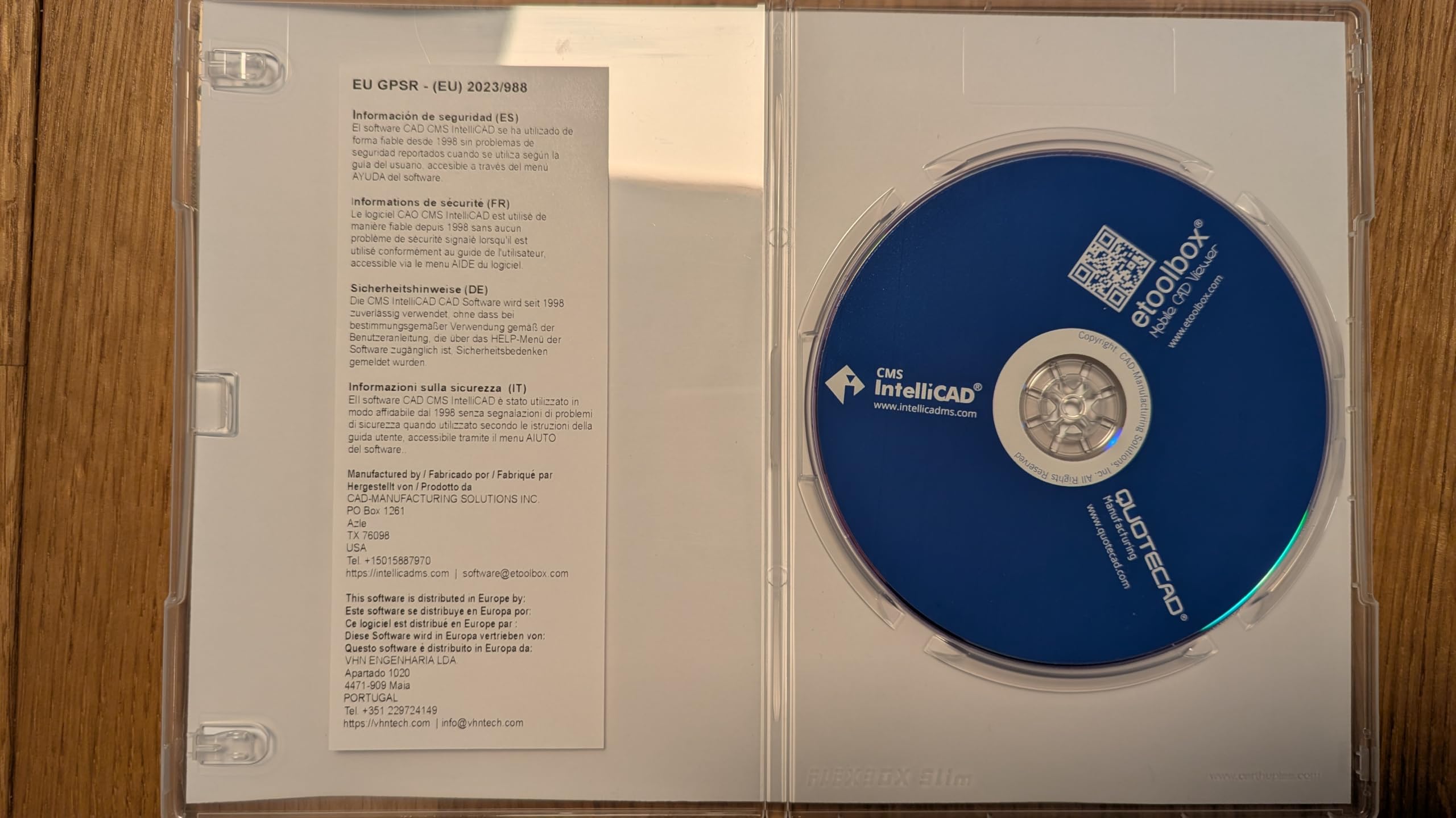 CMS IntelliCAD PE Plus | Professionelle CAD-Software für 2D und 3D-Modelle, kompatibel mit .dwg-Dateien | Perpetuelle Lizenz | DVD-Disk und Download-Link. Digitale Lizenz