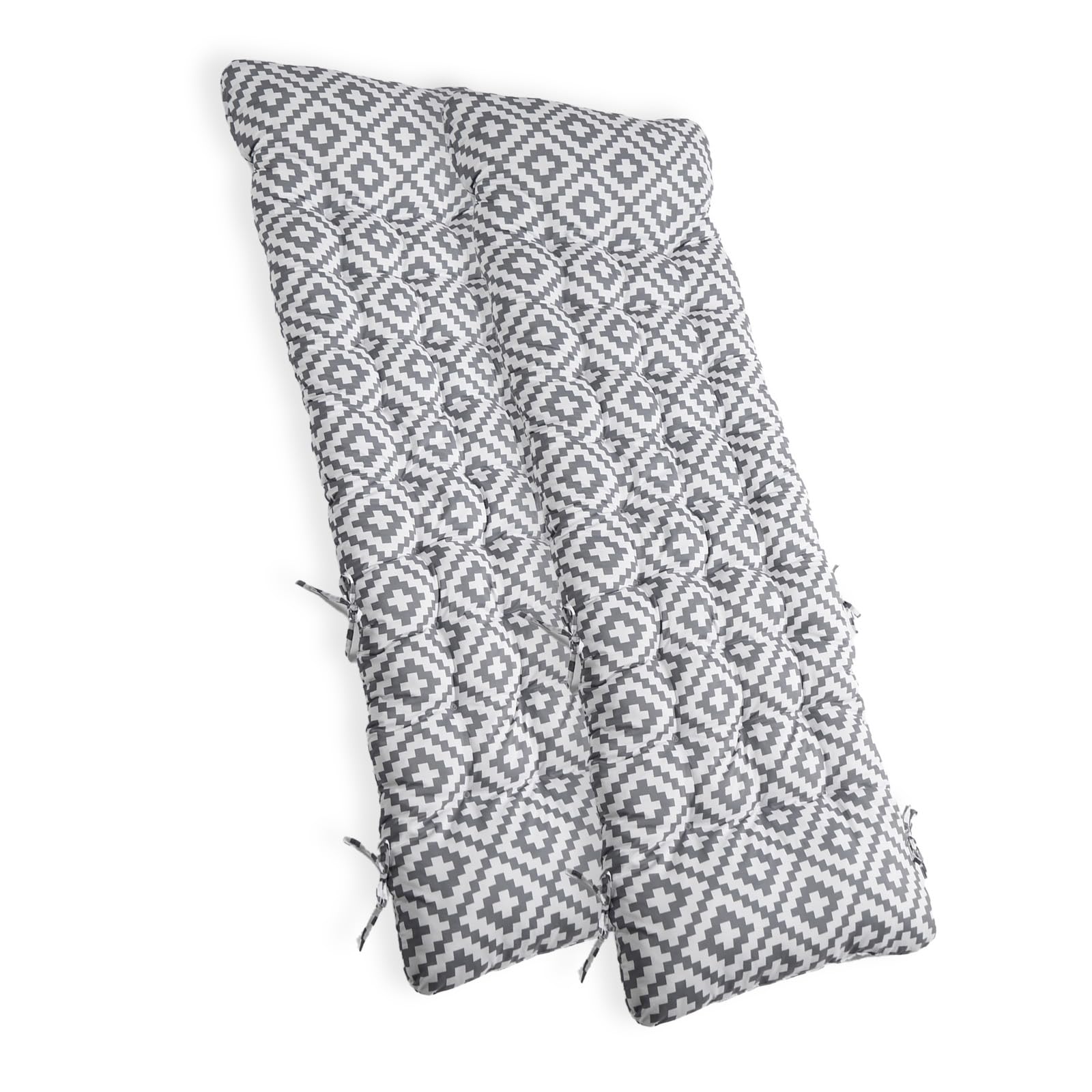 OHS Geo Gravity Chair Seat Cushion 2 X Outdoor Garden Bench Pad from B&Q