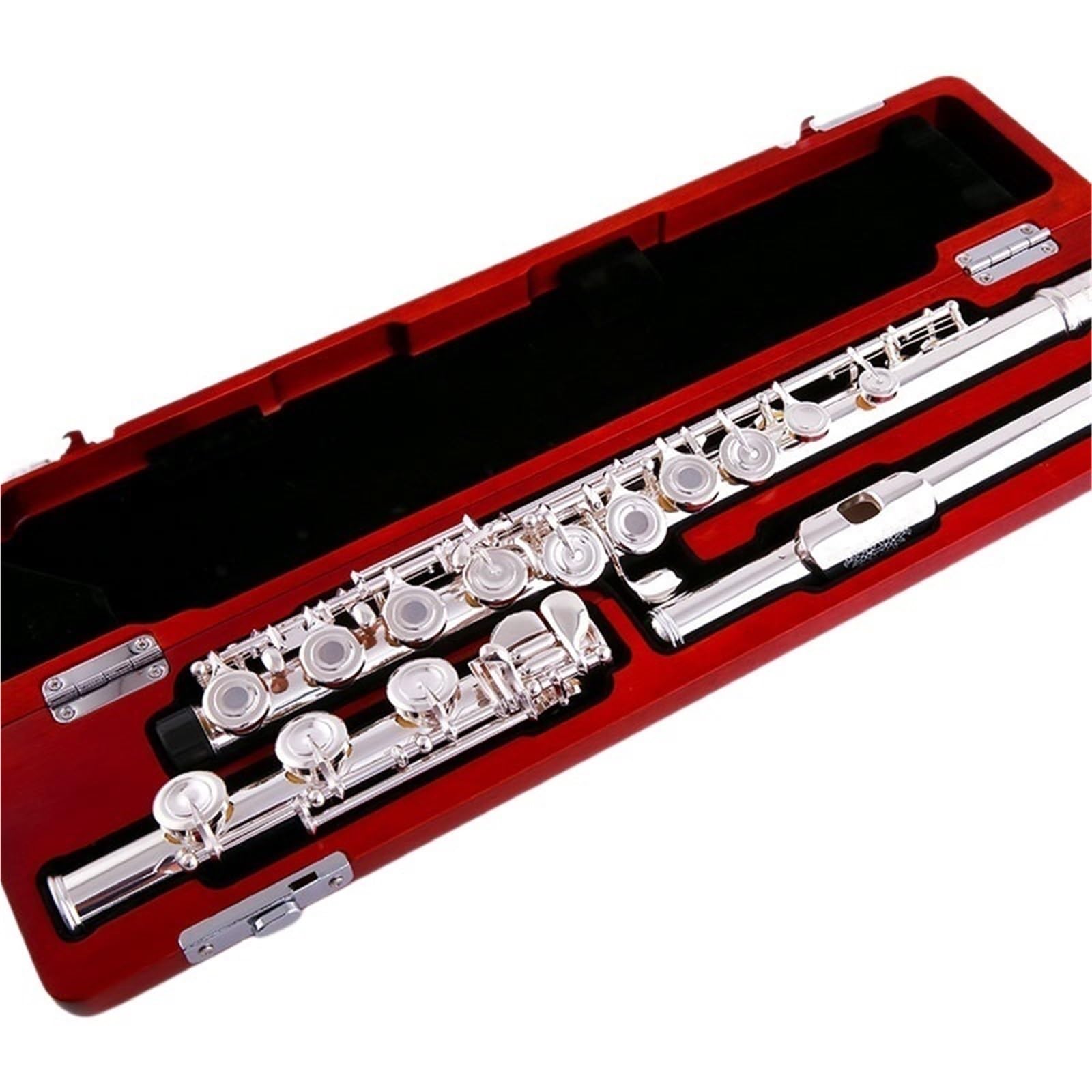 Flauto Da Studente Flauto Strumento In Argento 17 Fori Aperti(925 silver material)