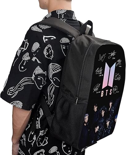 Miniatura 3 de Mochila, mochilas de alta capacidad, adecuadas para hombres, mujeres, niños, niñas, negocios, viajes, escuela, negro 7, talla única