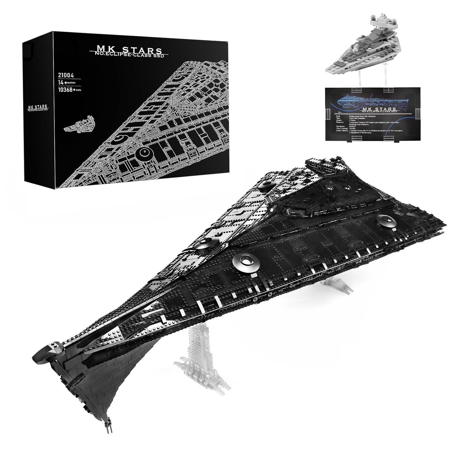 SHHFWU Technik MOC Imperialer Sternzerstörer Raumschiff Bauspielzeug