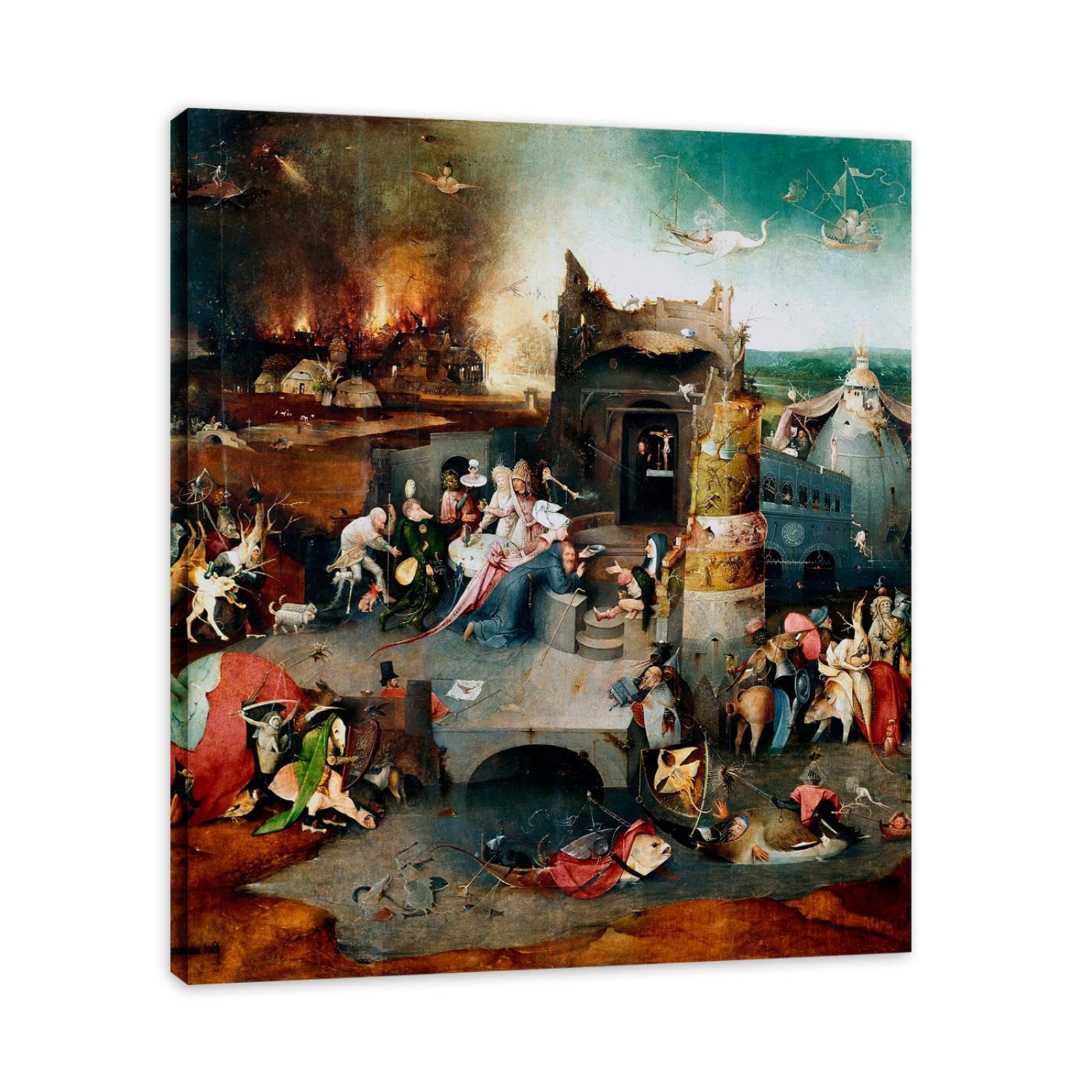Tableau sur Toile Bosch Déco Murale Salon Moderne Impression Célèbre - 8