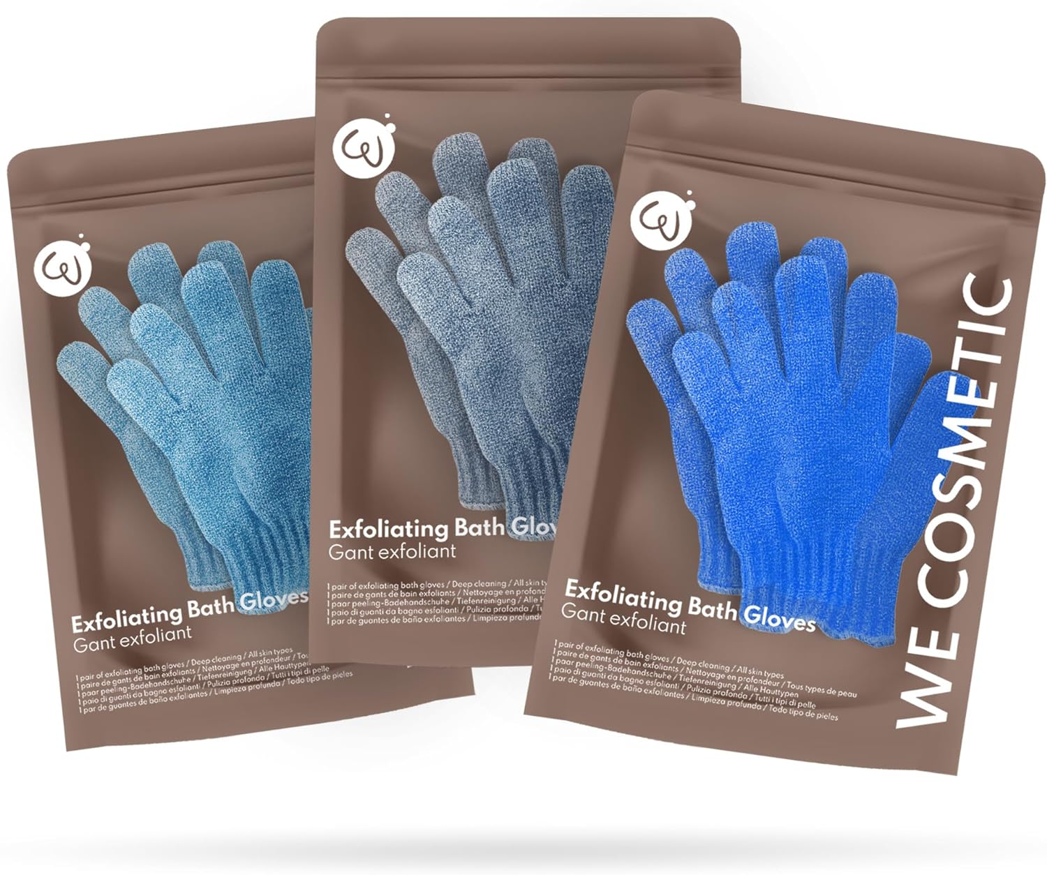 exfolieren handschuhe 2 x Peeling-Handschuhe für den Körper | Peeling und Rosshaar COLOR:Gloss Flored Calsun Orgzst Beheizbare Handschuhe Alpenheat Fire cold-hard-fun