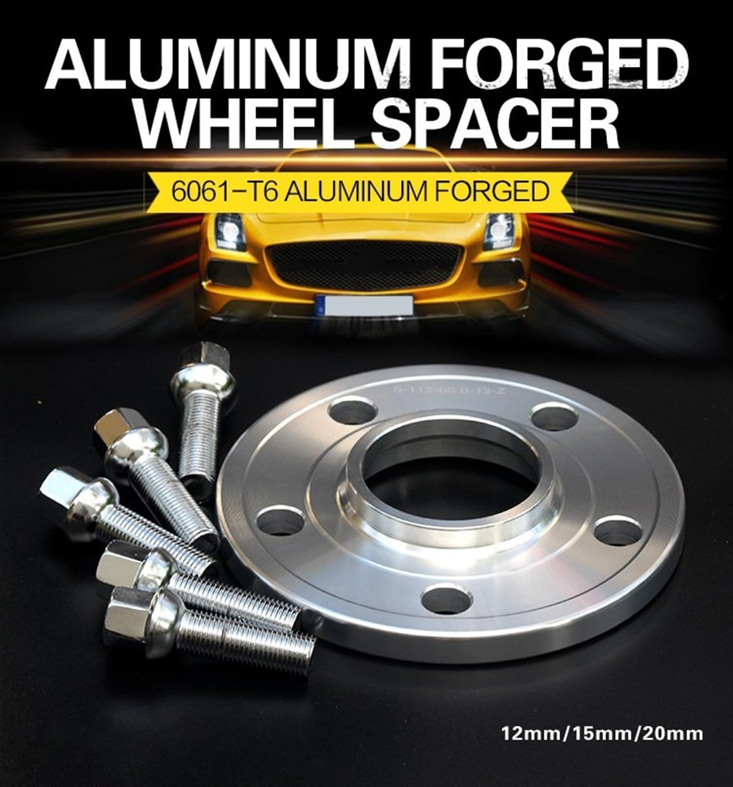 15mm Wheel Spacers & Bolts For Mercedes E-Class W212 2009-2016 - Fits Original Alloy Wheels