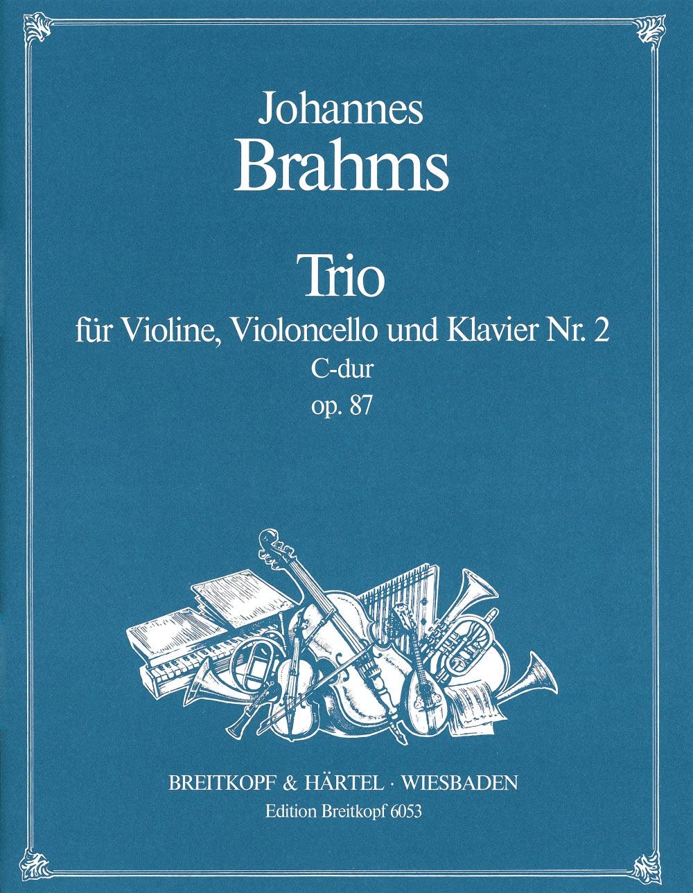 Brahms: Piano Trio in C Major, Op. 87 (Set of Parts)      Sheet music