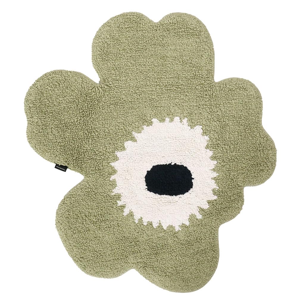 marimekko ウニッコ　バスマット　ライトグリーン　新品 marimekko（マリメッコ） バスマット 玄関マット ミニラグ 73×74cm