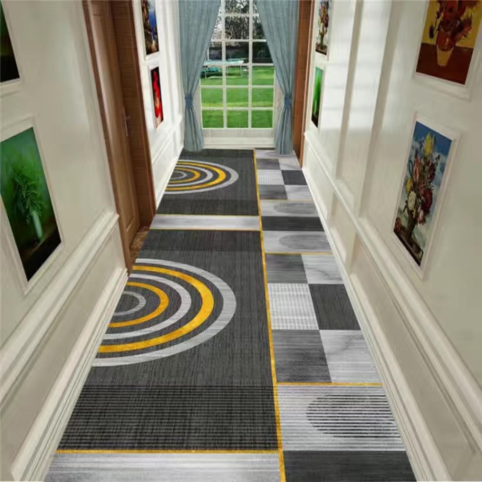 Tapis de couloir antidérapant AZMANI protection sol cuisine et escalier