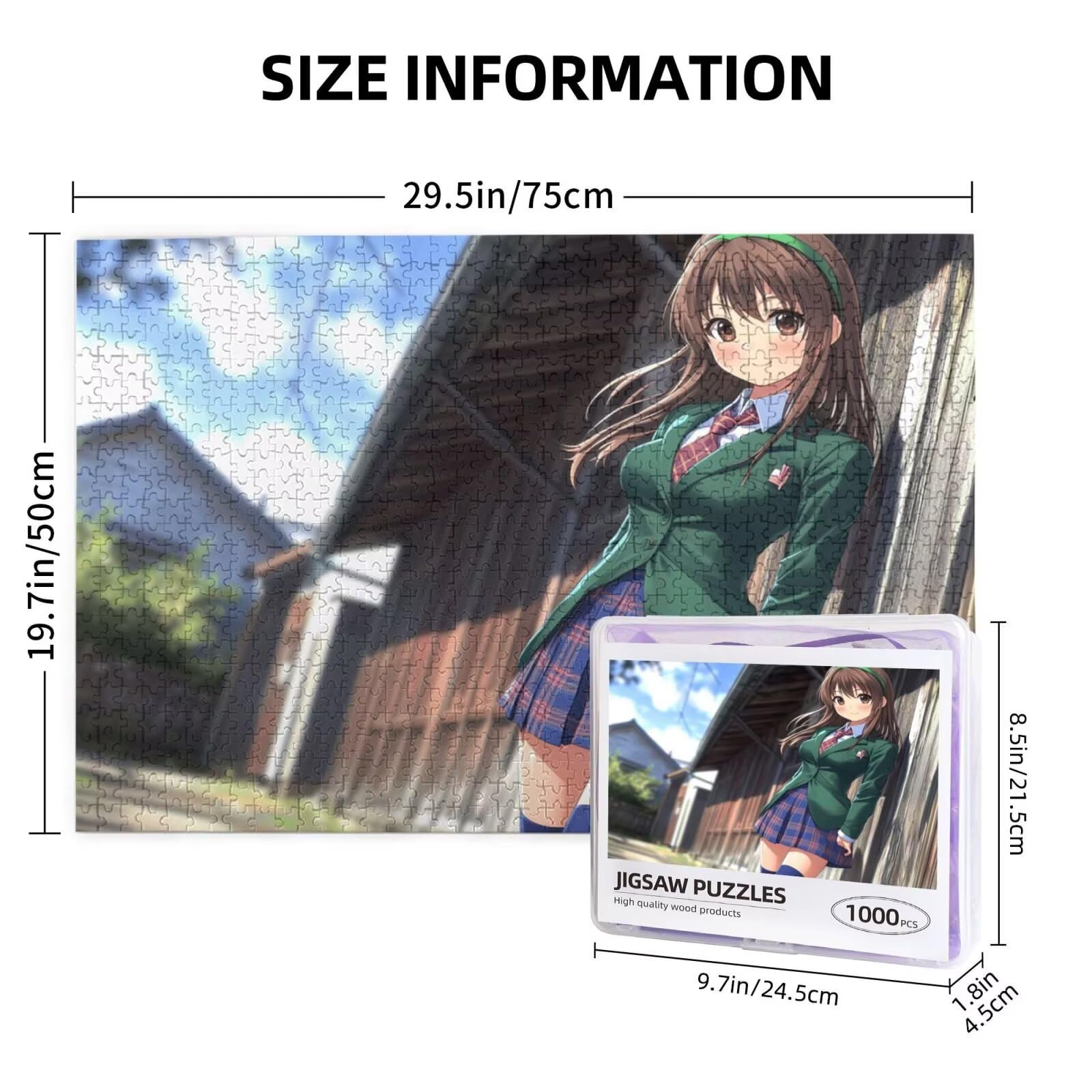 Puzzle z kreskówek 5000 sztuk kobiety puzzle dla dorosłych początkujących z pudełkiem prezentowym, interaktywne puzzle dla rodziny wymagające wyzwania, stres Relief Wall Decor Art prezent dla mężczyzn