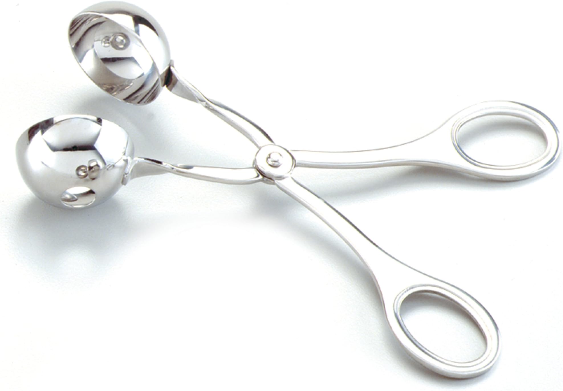 Norpro 155 Stainless Steel Mini Meat Baller Silver, 1.25in/3cm