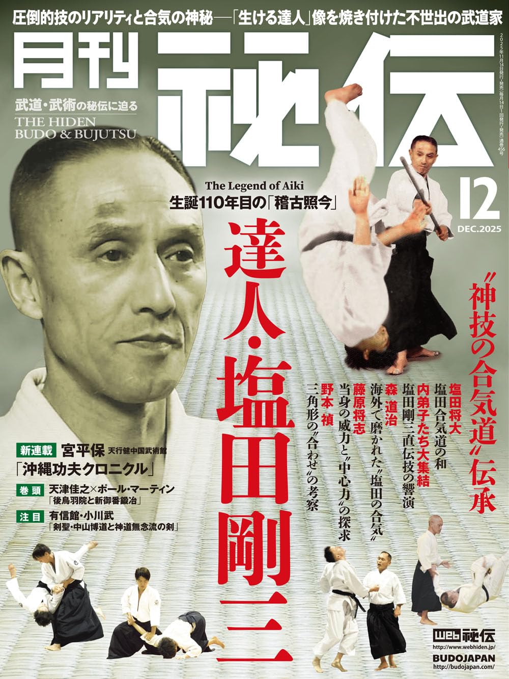 月刊 秘伝 2025年 12月号 武道・武術の秘伝に迫る [雑誌] | 月刊秘伝