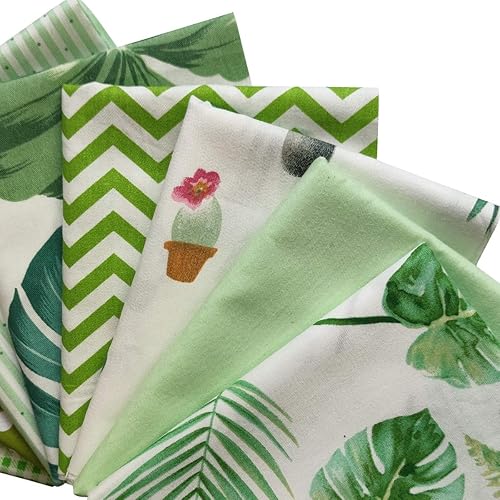 Miniatura 6 de Misscrafts - Tela de acolchado de 8 piezas, 100% algodón, paquete de tela para manualidades, cuadrados de 18 x 22 pulgadas, multicolor para