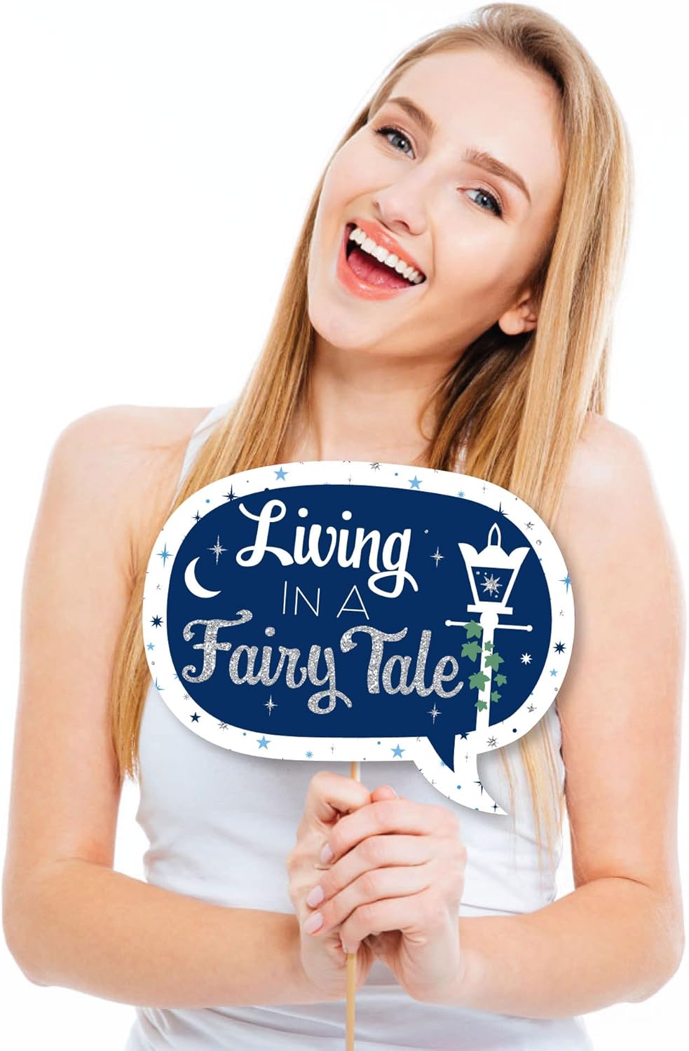 Big Dot of Happiness Fairy Tale Fantasy - Royal Prince and Princess Party Photo Booth Props Kit - 20 Count : Home & Kitchen