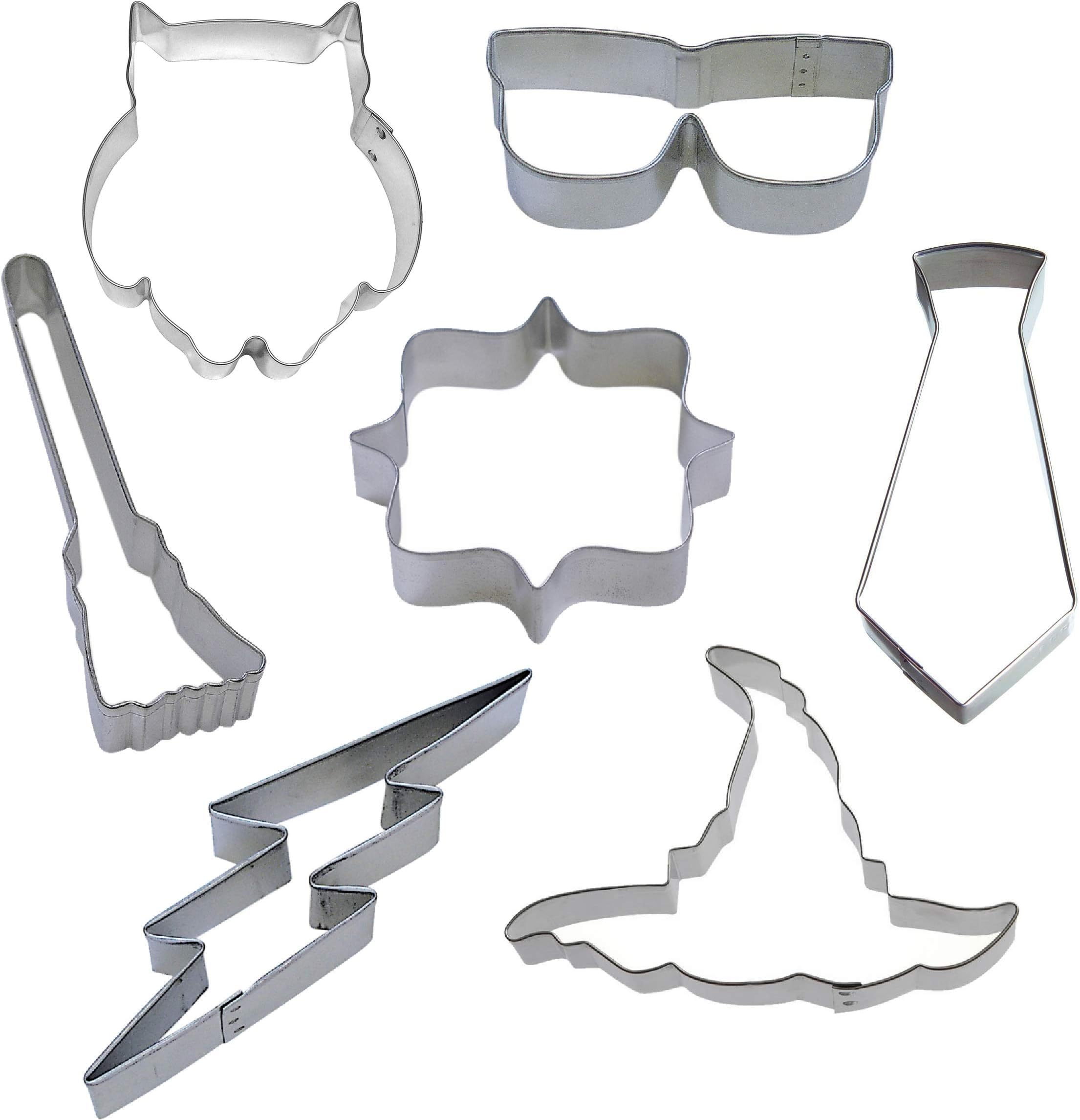 Harry Potter 7 Piece Witch and Wizard Cookie Cutter Set