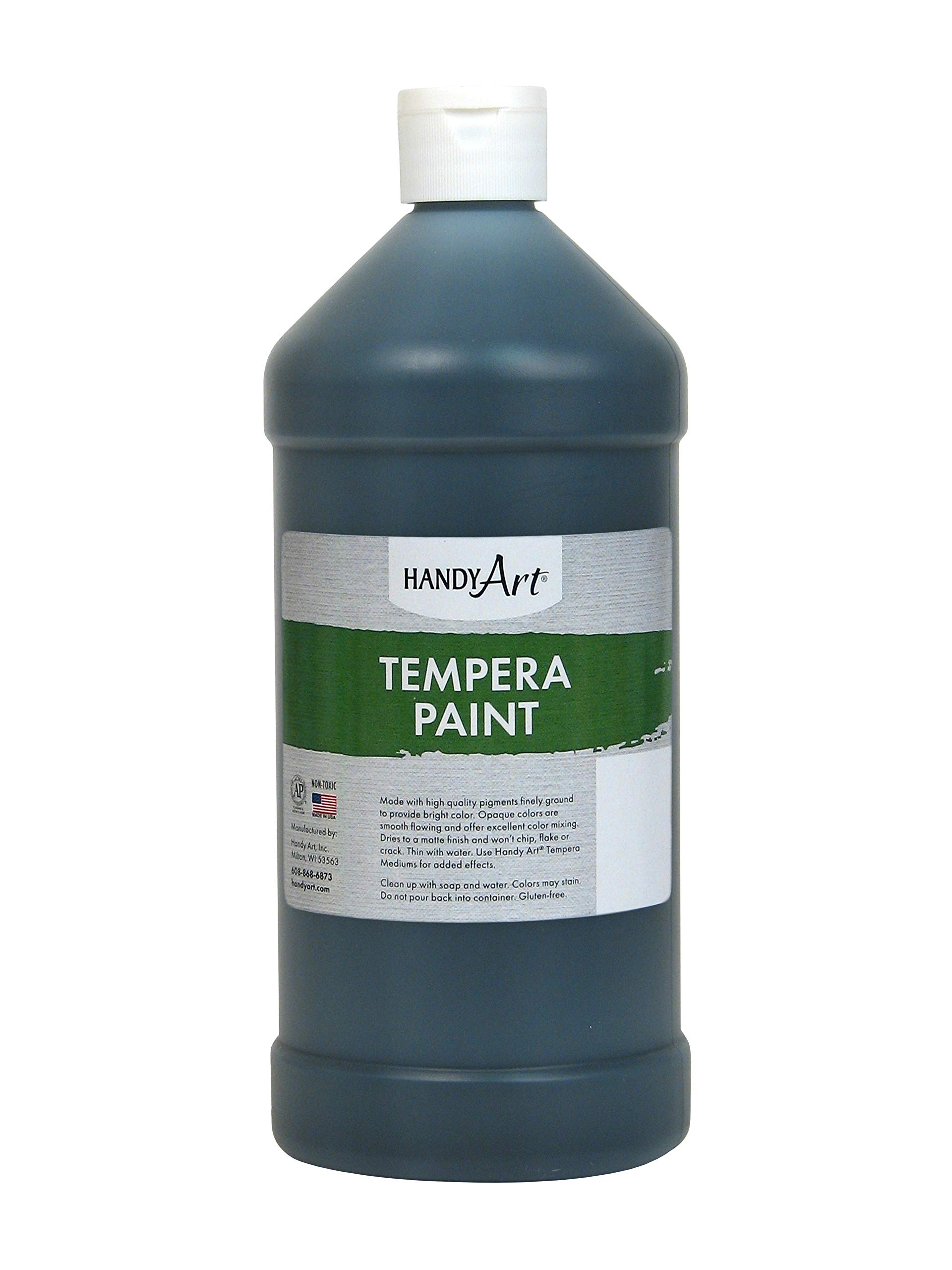 Handy Art Premium Tempera Paint, Blue, 16 oz Pint Bottle — view 46