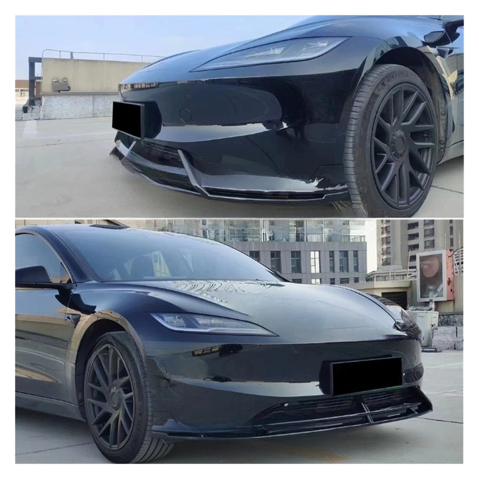 Paraspruzzi Per Tesla Model 3 Highland 2024 - Set Di 4 Senza Foratura, Protezione Da Ghiaia E Polvere - Foto 6