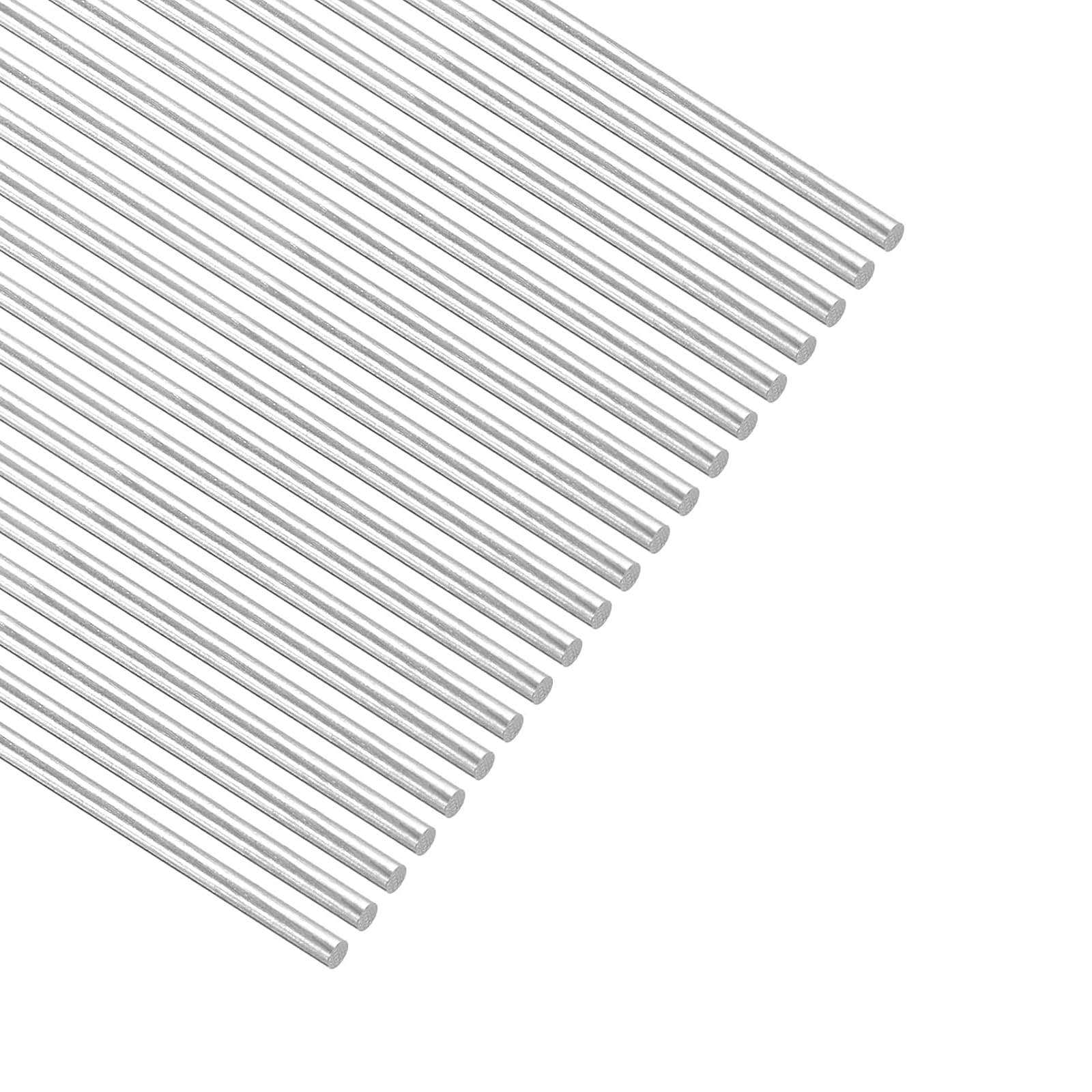 10 Aste Tonde In Acciaio Inox 1x100mm - Solide, Per Fai Da Te, Modellismo E Industria