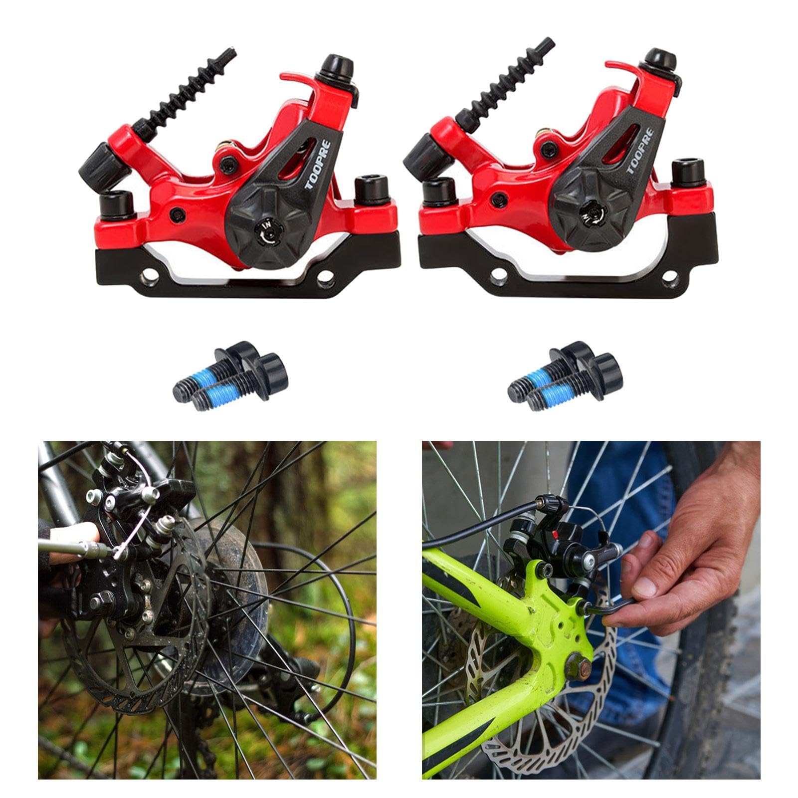 Harilla Freno a Disco Meccanico per Bici Pinza Freno a Disco Freno a Disco per Bicicletta per Bici a Scatto Fisso