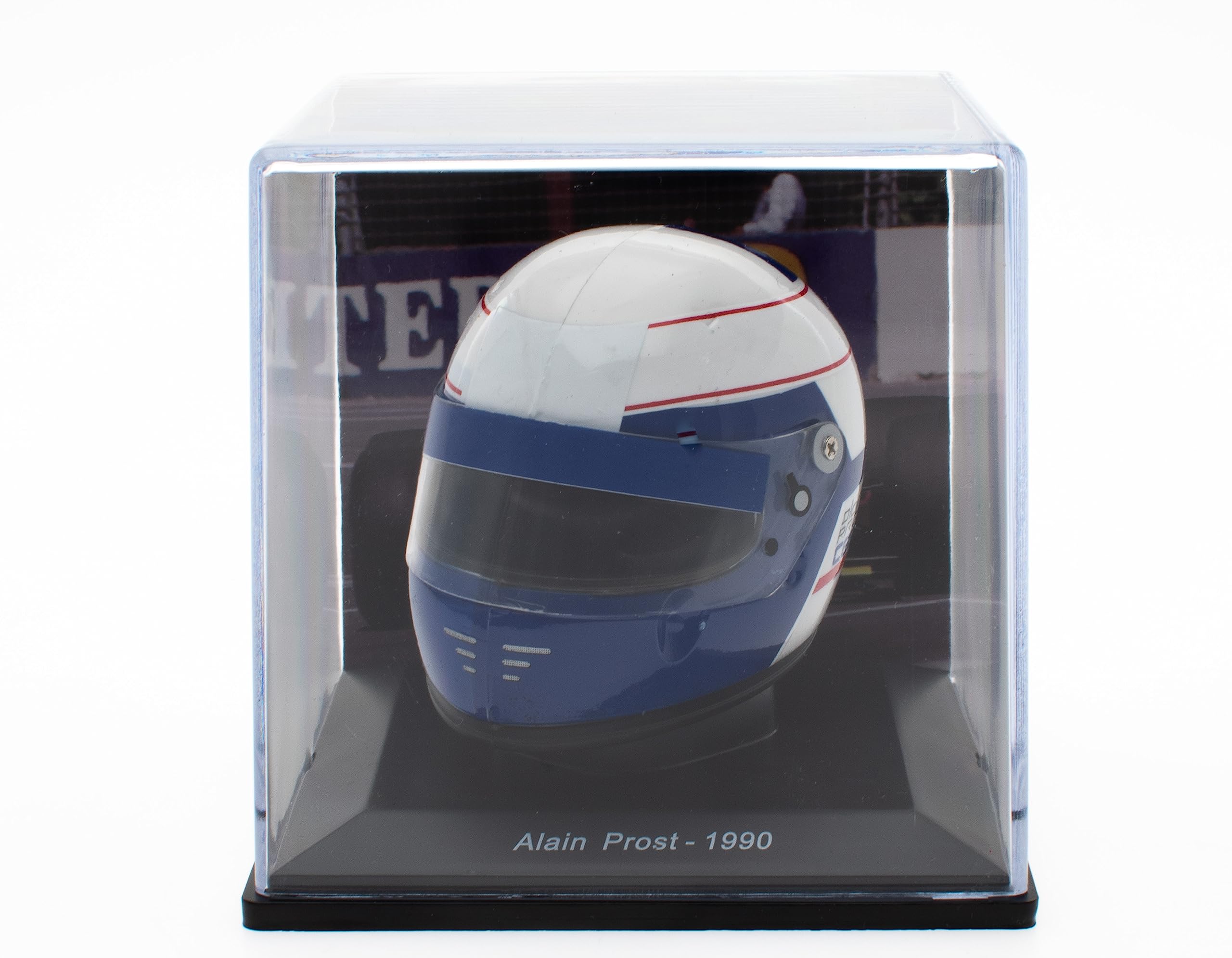 OPO 10 Casque de Formule 1 Compatible avec Ferrari F1 : Alain Prost 1990 - échelle 1/5 - CAS08