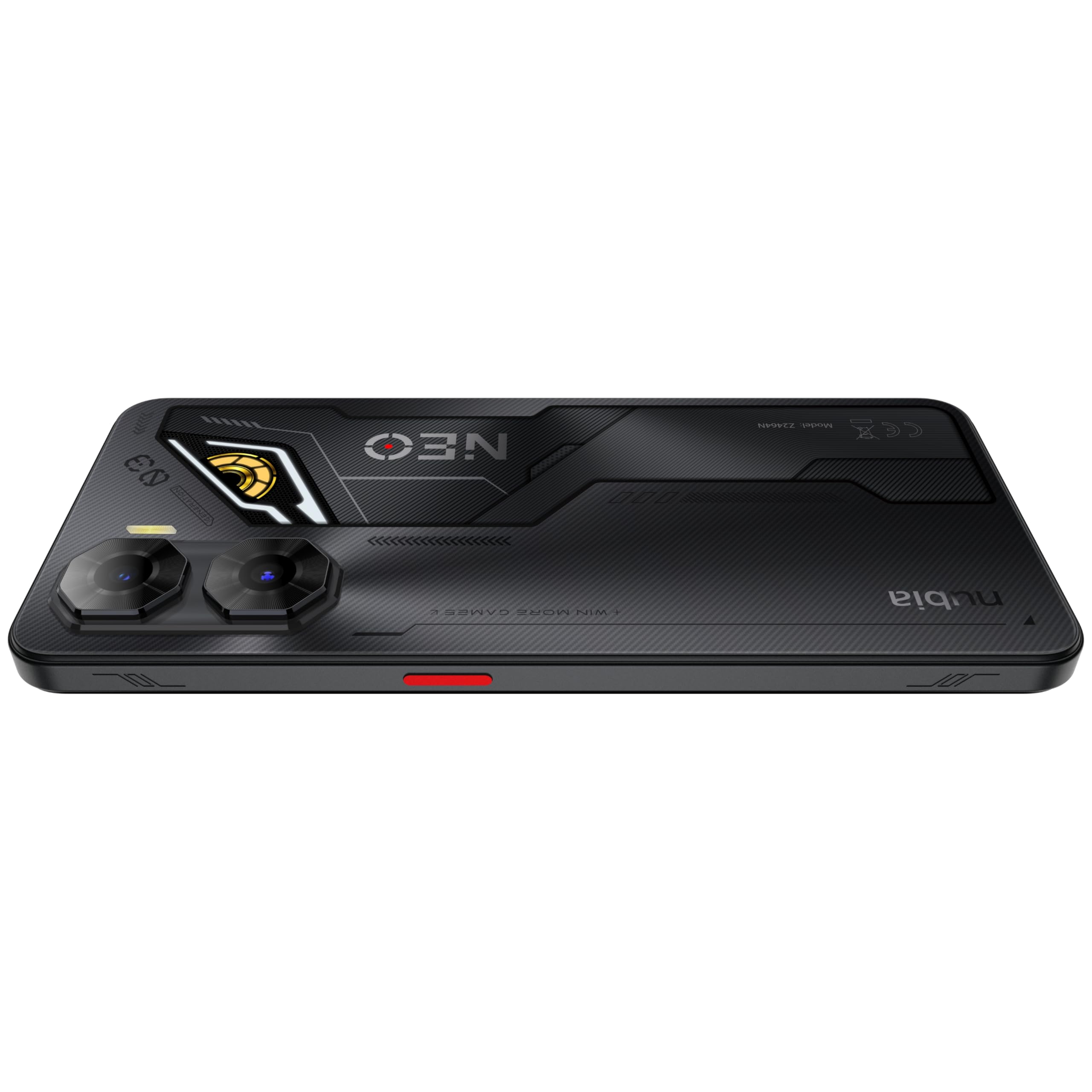 nubia Neo 3 5G Smartphone Gaming Android 15, 8+12GB RAM Dinamica + 256GB ROM, Display 6.8” FHD+ 120Hz, Camera 50MP, Smartphone Dual SIM 5G, NFC, Batteria 5230mAh, Alte Prestazioni, Shadow Black