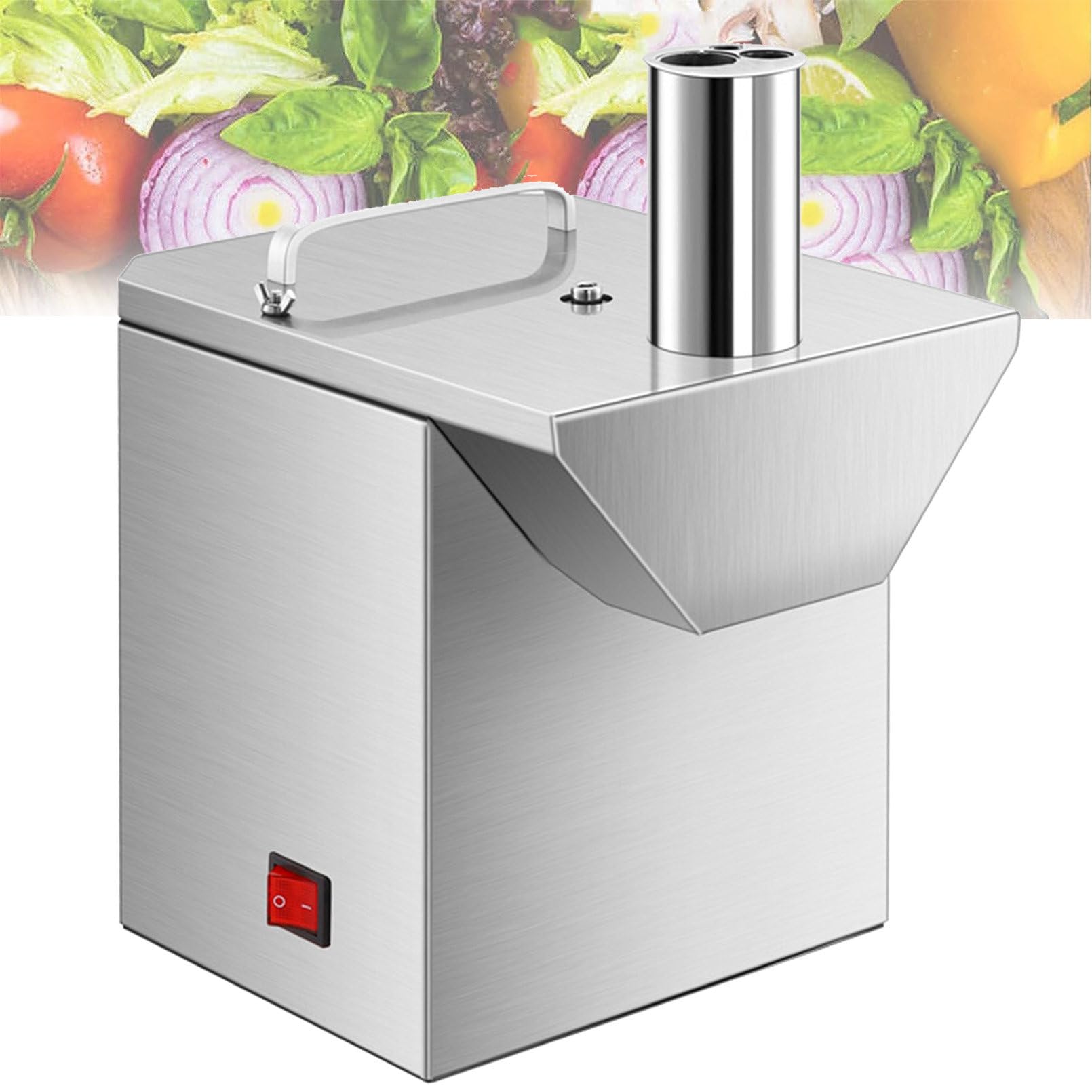 AYCDL Commercial Food Chopper Dicer, Food Processors & Choppers, Automatic Vegetable Dicer Small Size, for Most Vegetables and Fruits