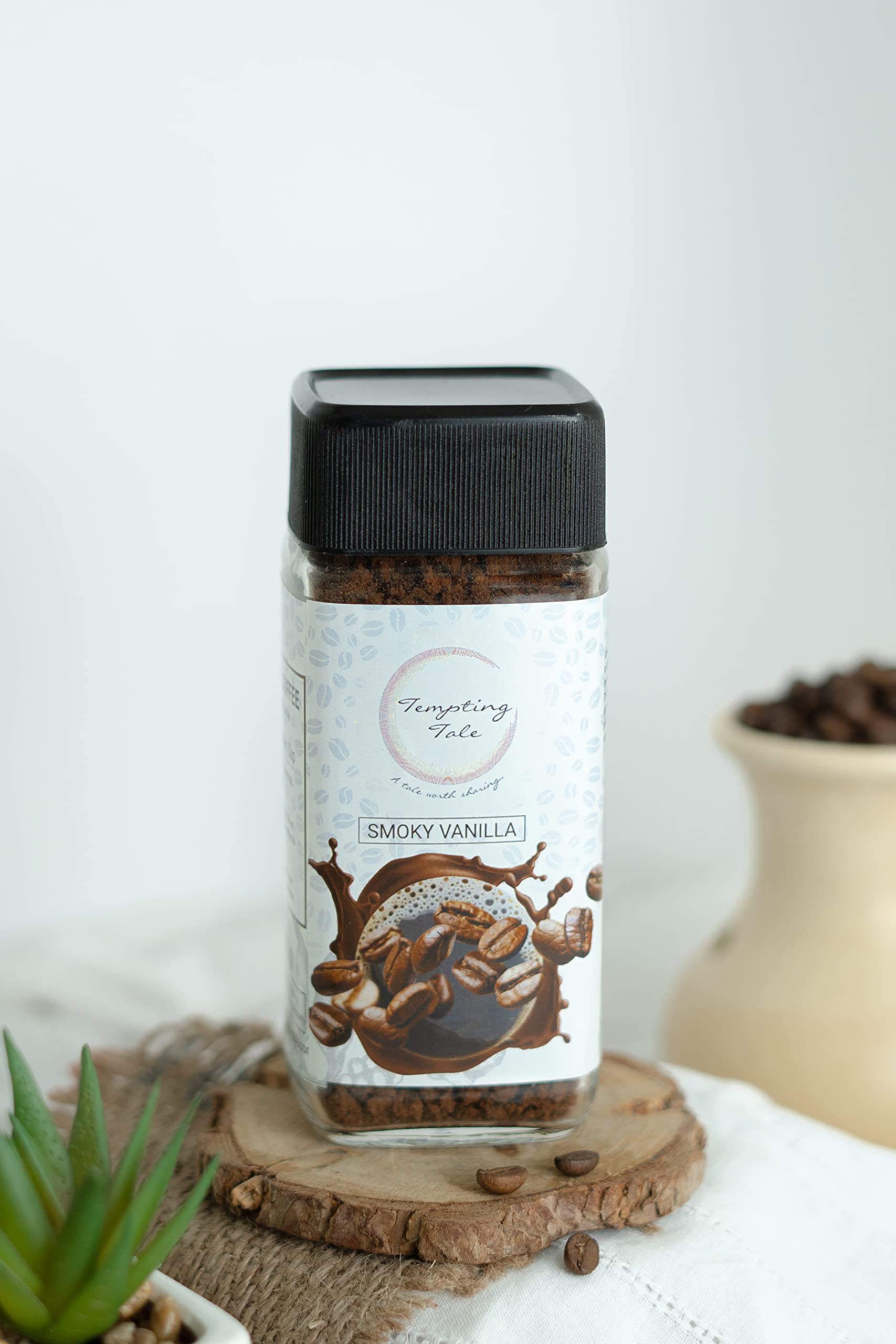 See full amazon price history chart for Tempting Tale | Smoky Vanilla Classic Coffee | Rich Flavor Instant Coffee powder | Natural Coffee | Vegan, Dairy Free | 100% Arabica beans, Gluten Free (100 grams) Tempting Tale | Smoky Vanilla Classic Coffee | Rich Flavor Instant Coffee powder | Natural Coffee | Vegan, Dairy Free | 100% Arabica beans, Gluten Free (100 grams) (B09XHFRP7Z) Amazon Price History, Amazon Price Tracker