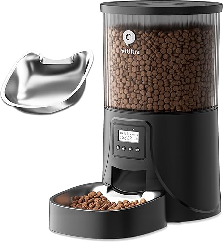 Dispensador automático de alimentos para gatos, alimentador automático para gatos, control de porciones programable, alimentadores automáticos para