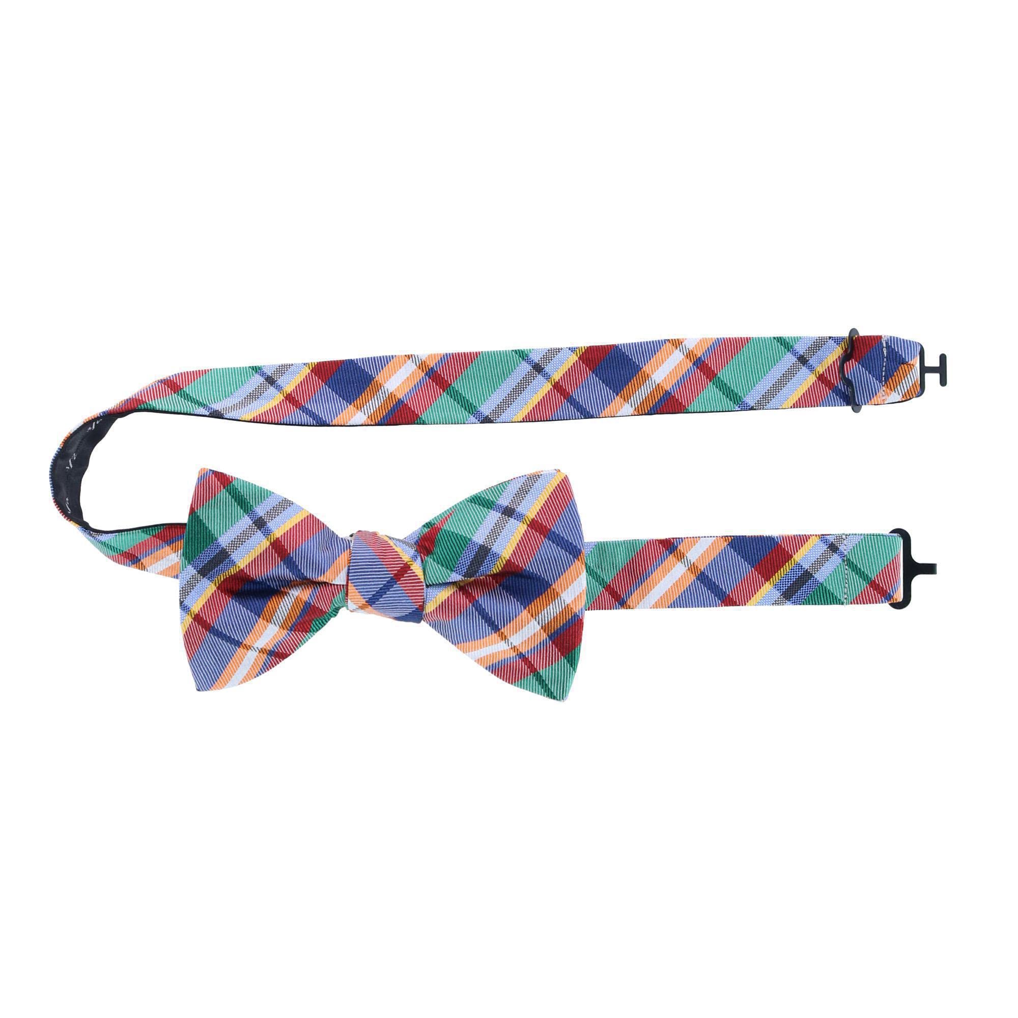 Trafalgar Papillon da uomo in seta Sherwood Plaid