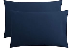 FLXXIE Microfiber Pillow Cases Queen Size Set of 2, Soft Pillowcases with...