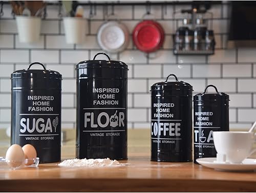 Miniatura 6 de LF LIKEFAIR Juego de 3 recipientes de Navidad, recipientes de almacenamiento de alimentos para cocina del hogar, té, hierbas, azúcar, sal, café,