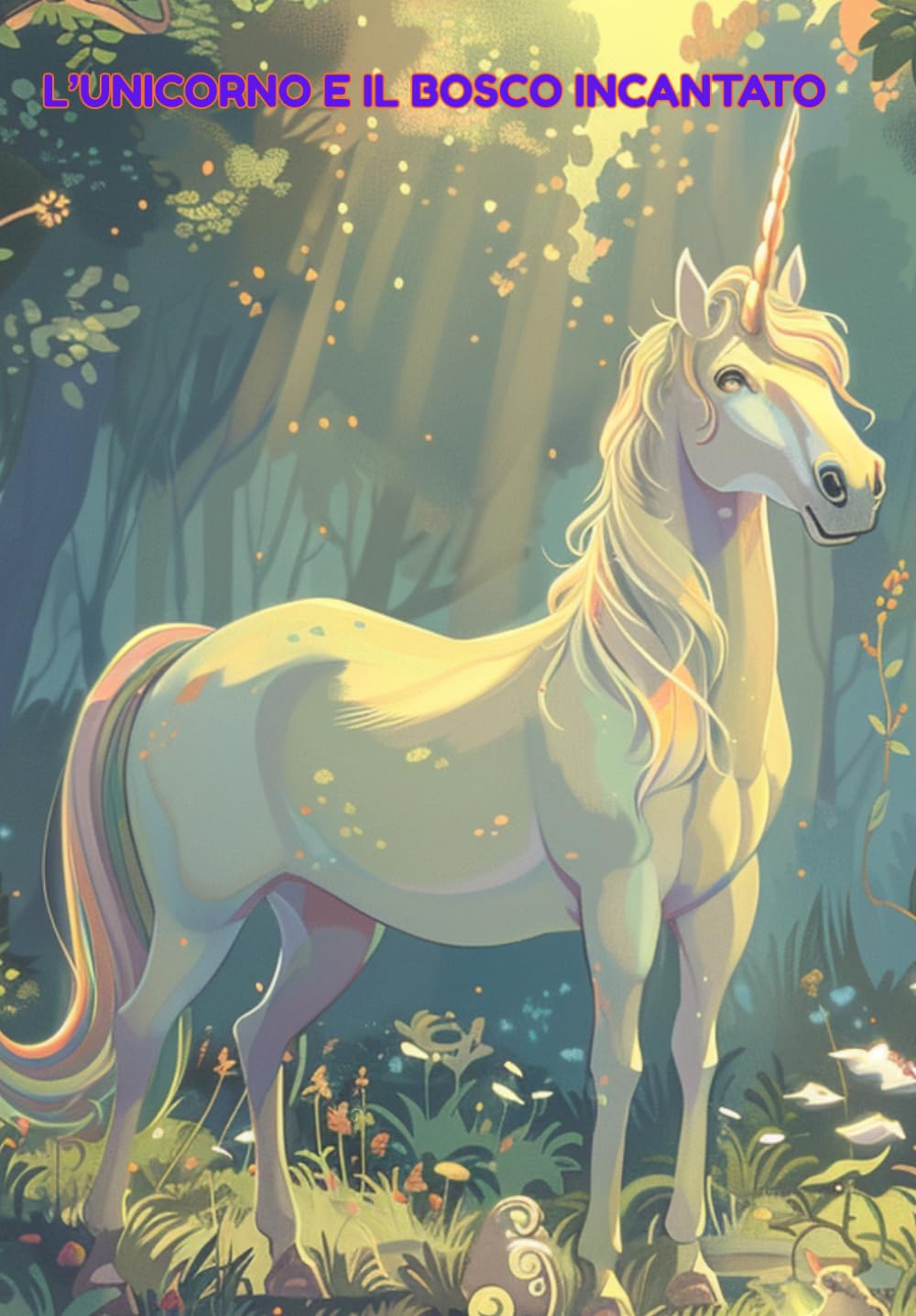 l'UNICORNO E IL BOSCO INCANTATO (Le avventure magiche di Sparkling, l'unicorno arcobaleno del bosco incantato)