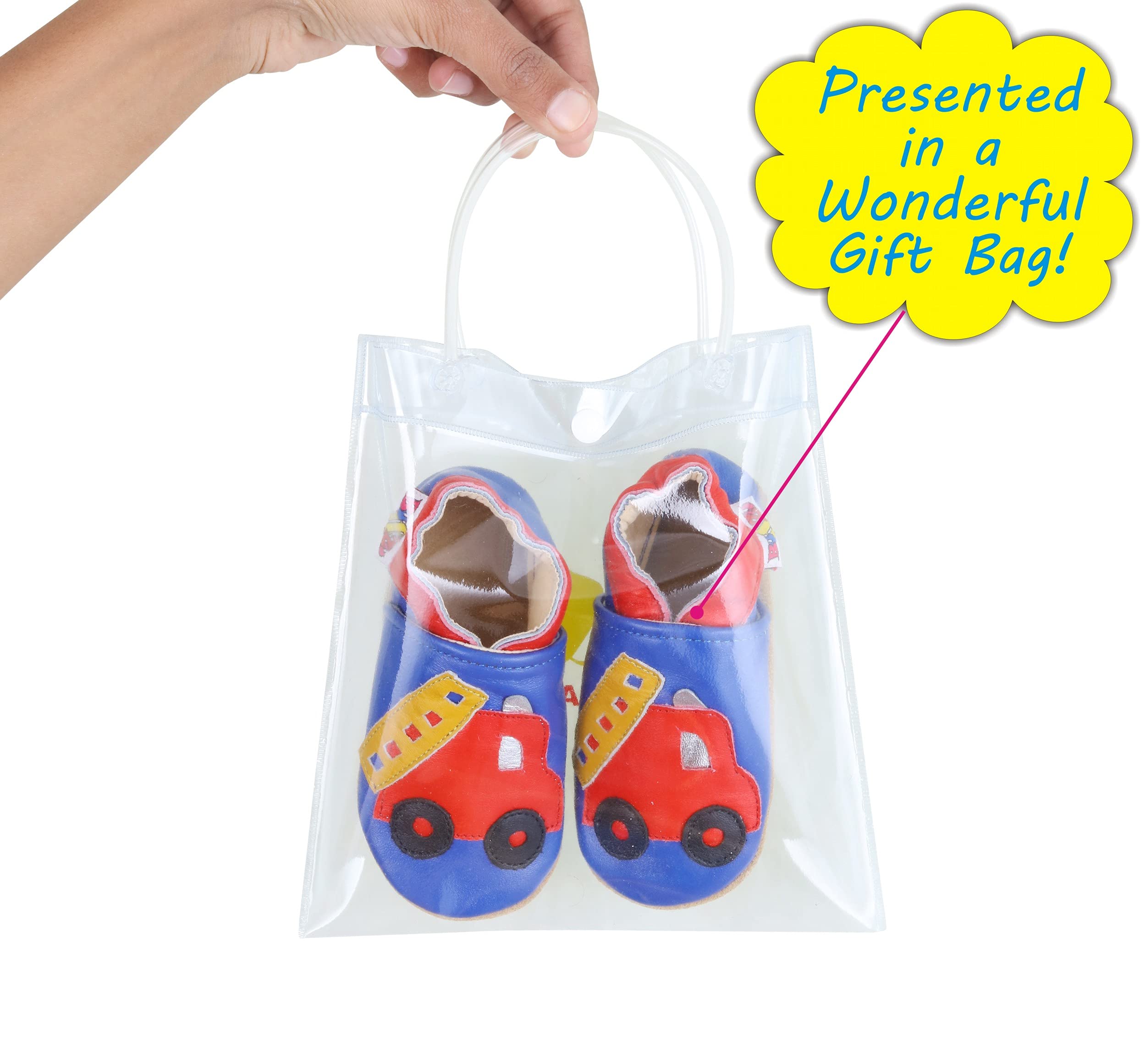SHADOW DANCE UK Baby Shoes Toddler Shoes with Soft Sole Baby Boy Shoes - Baby Girl Shoes – New Born Leather Kids Winter Booties — view 6