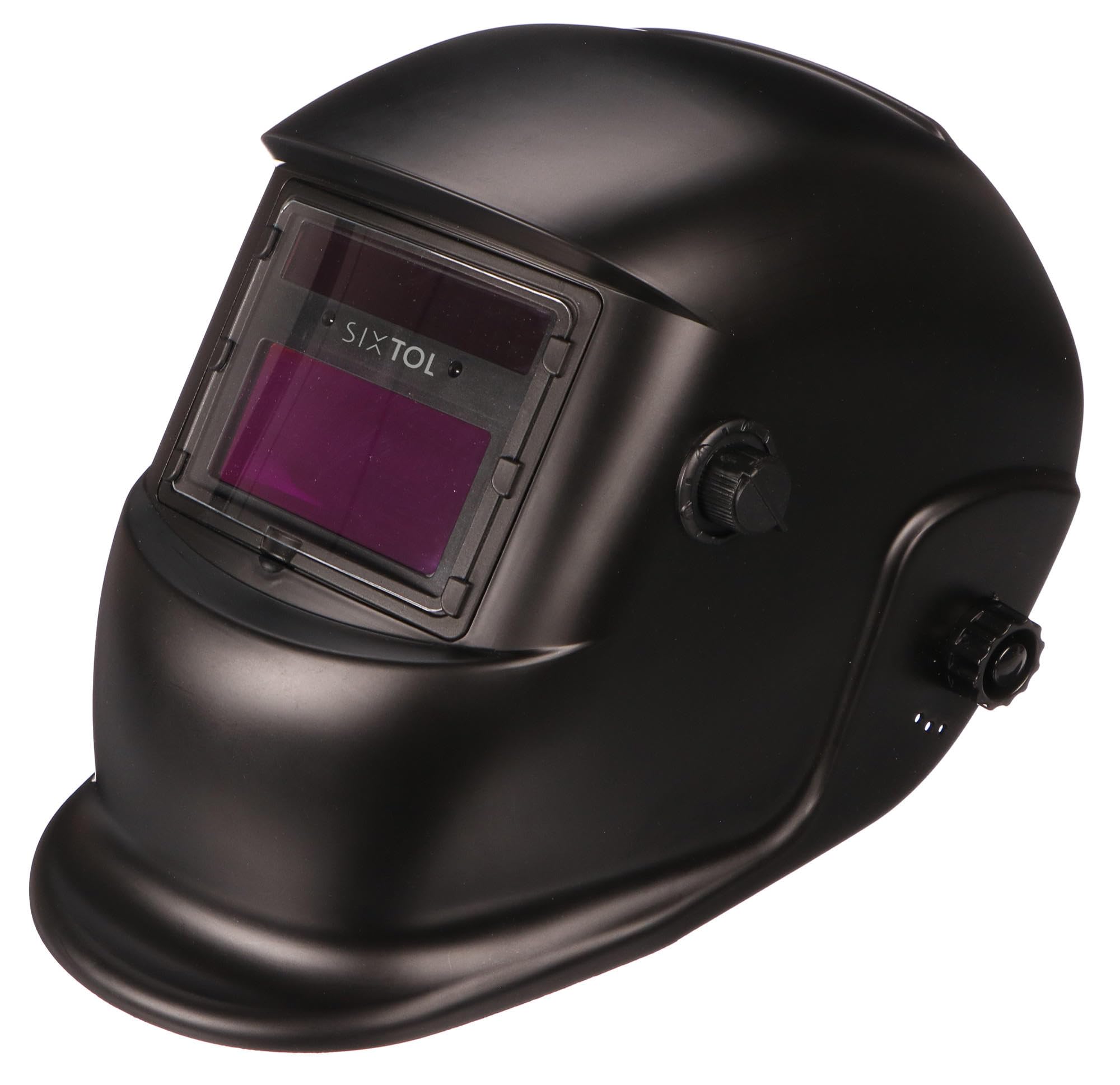 WELDING MASK 1 | Solar automatycznie zaciemniający kask spawalniczy | maska spawalnicza | funkcja szlifowania | szeroki cień 4/9-13 kask spawalniczy do TIG MIG ARC | czarny