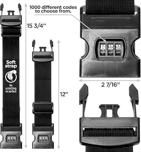 Miniatura 2 de Cerradura de refrigerador sin candado, cerraduras de refrigerador para adultos, bloqueo de congelador, cerradura de puerta de refrigerador de