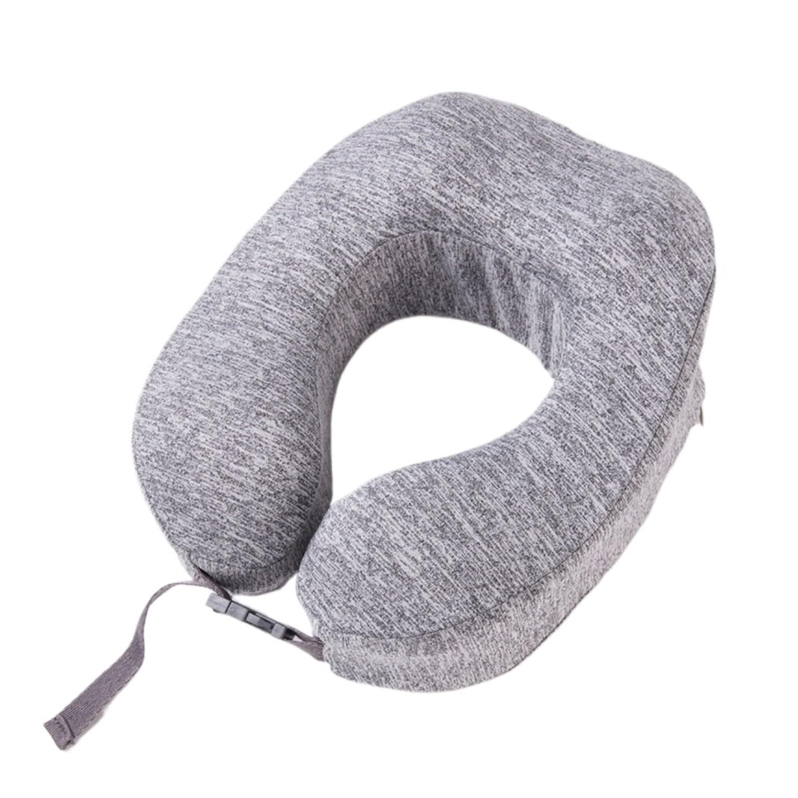 Poduszka Podpierająca Odpinana I Zmywalna Poduszka Na Szyję W Kształcie Litery U, Przenośna, Podróżna Wygodna Miękka(Light Gray)