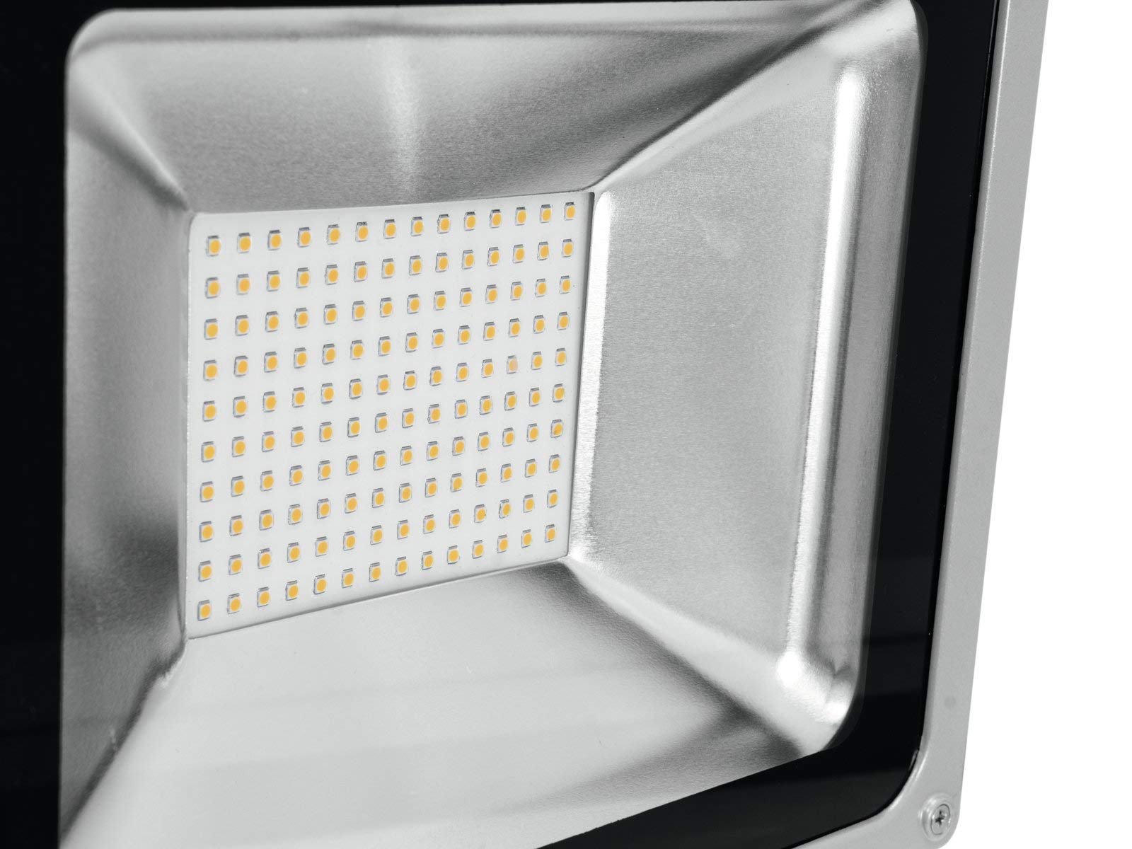 EUROLITE LED IP FL-100 6400 K | płaski reflektor zewnętrzny (IP54) z 140 diodami SMD LED (zimna biel)