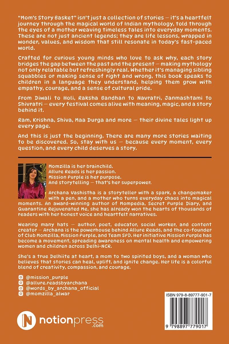 Mom's Story Basket: Nurturing Values through Mythological Stories 1
