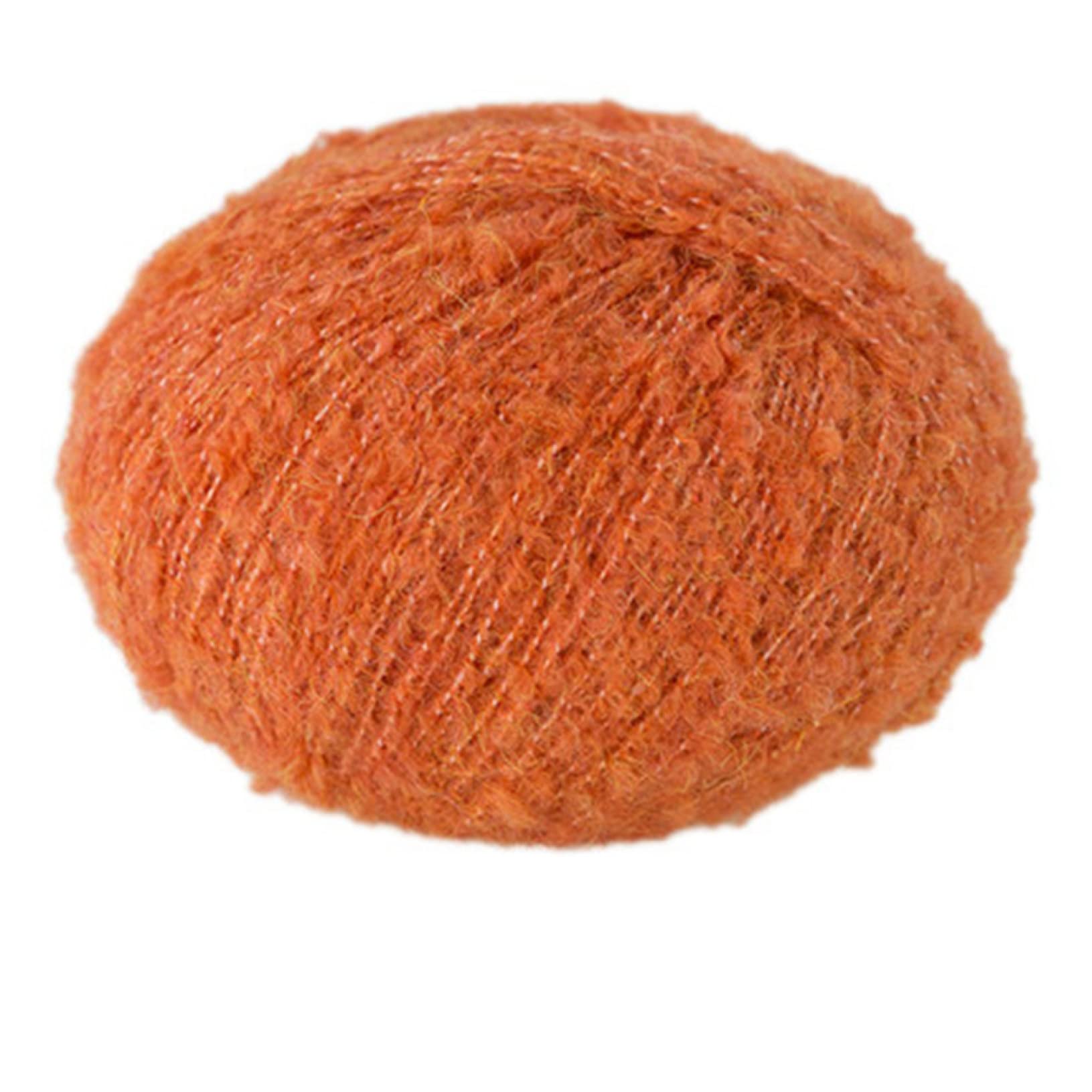 Włóczka wełniana Sweet Boucle 50g elastyczna, do robótek ręcznych, fantazyjna, miękka, wygodna, ciepła na zimę, szydełkowania(5)