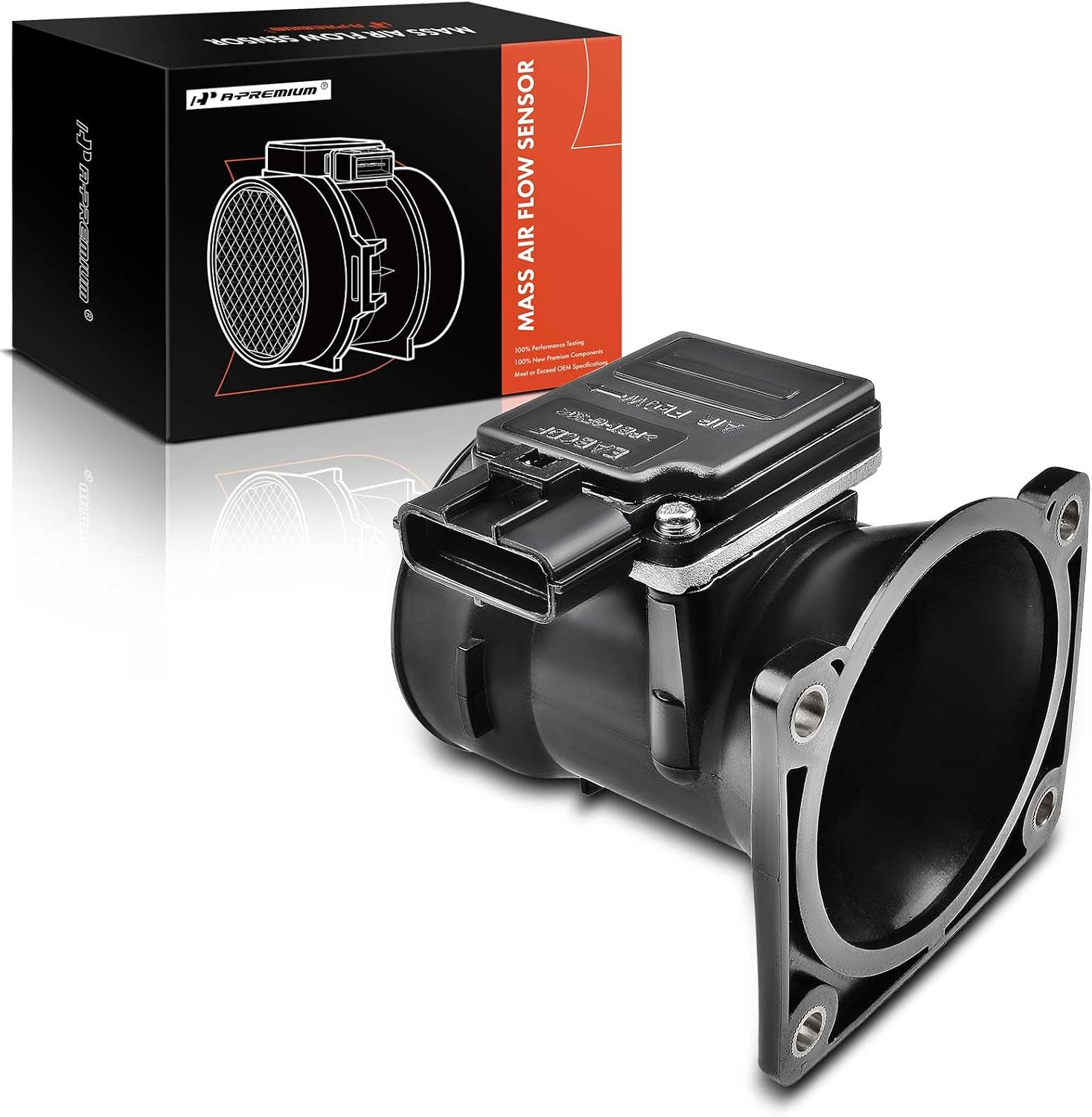 A-Premium Mass Air Flow Sensor Meter Assembly [fits 6 Pins, 4,6Cyl 2.0L 2.3L 3.0L] Compatible with Ford Escort 1999-2003, Ranger 2001-2003, Taurus 2000-2003, Windstar 1999 & Mercury Sable 2000-2003