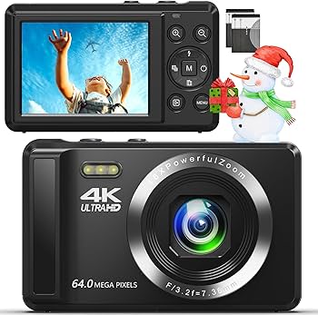 デジカメ デジタルカメラ 6400万画素 Amazon | デジタルカメラ デジカメ 6400万画素 4K動画撮影 オート