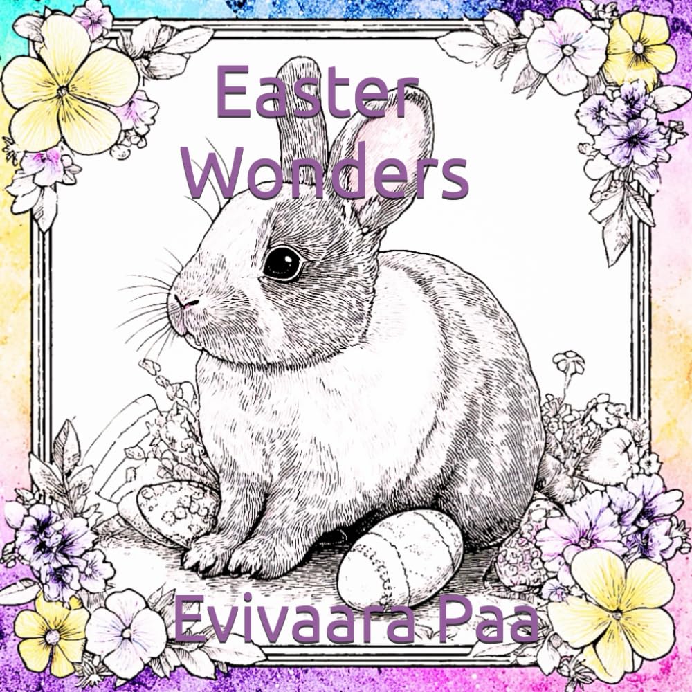 Easter Wonders: A Joyful Coloring Book for Kids and Adults