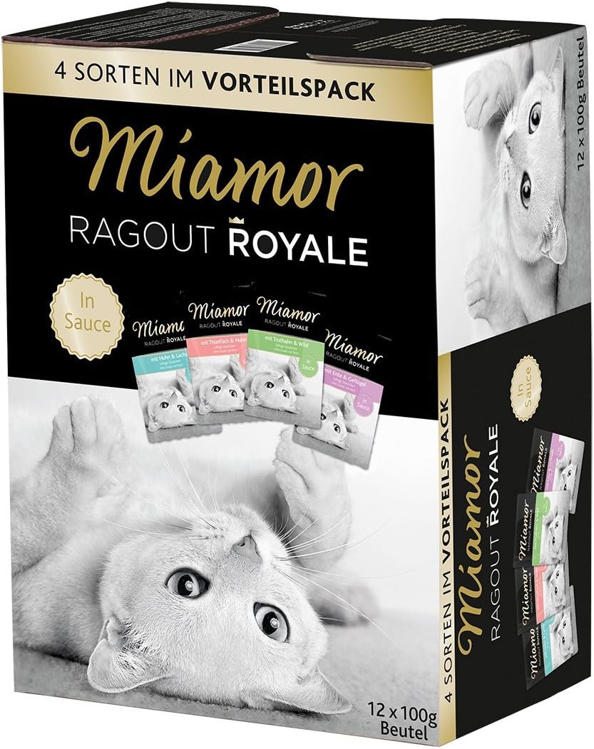 Miamor Ragout Royale fish / meat variety in sauce Multibox 12x100g